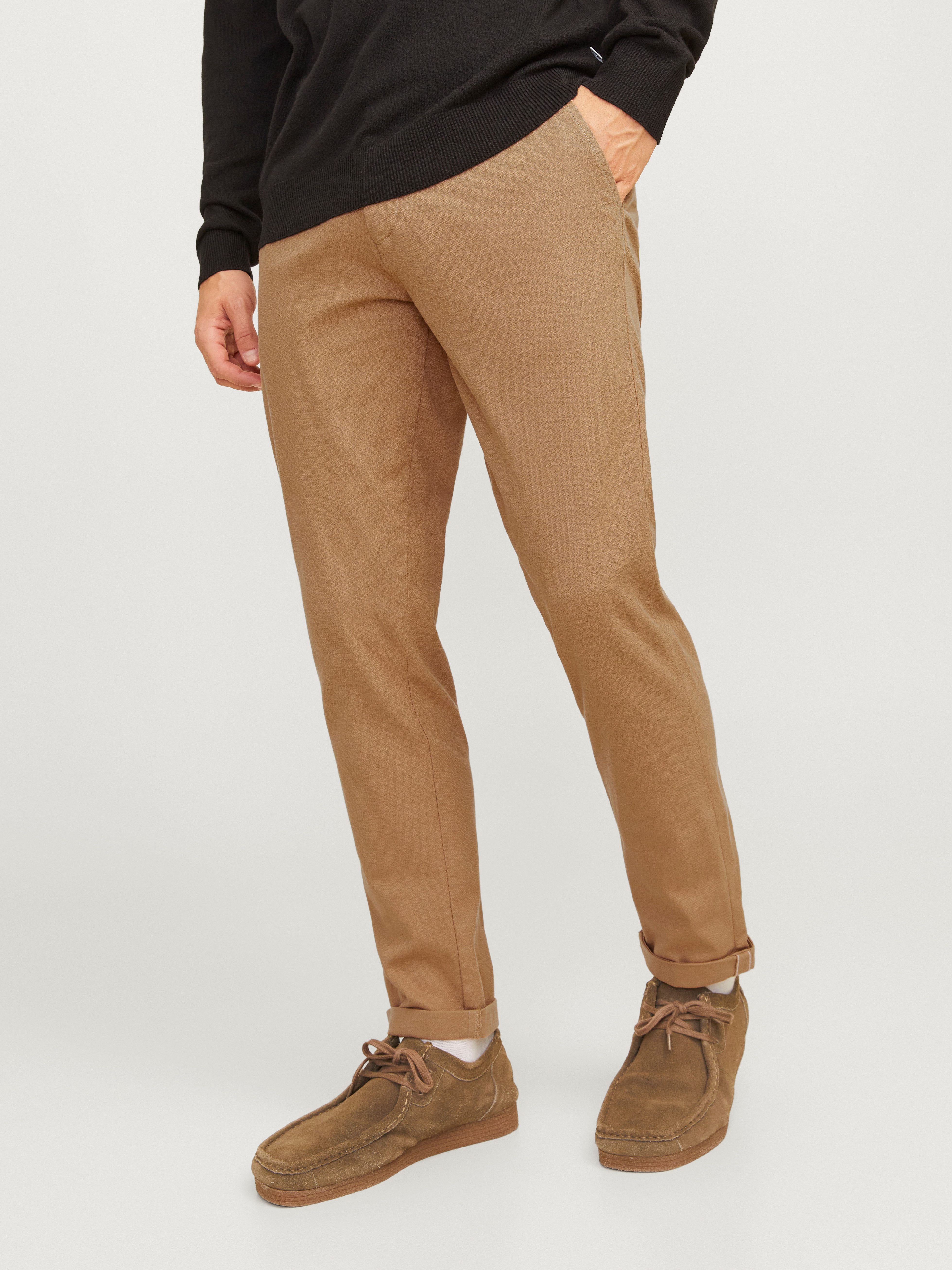 Jack & Jones Chino JPSTMARCO JJFURY ANA heren chino's maat 31 beige