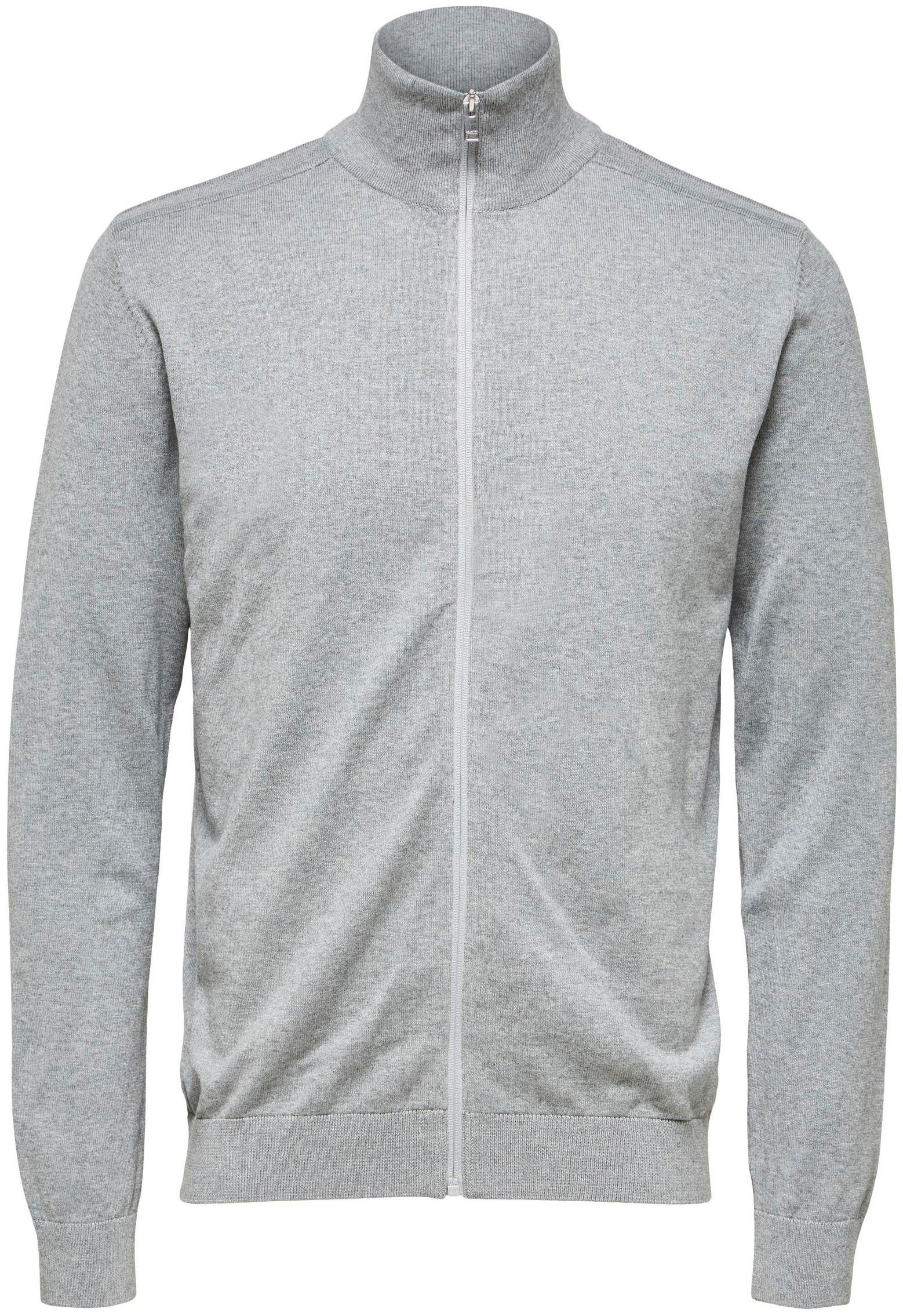 SELECTED HOMME Vest SLHBERG FULL ZIP CARDIGAN NOOS