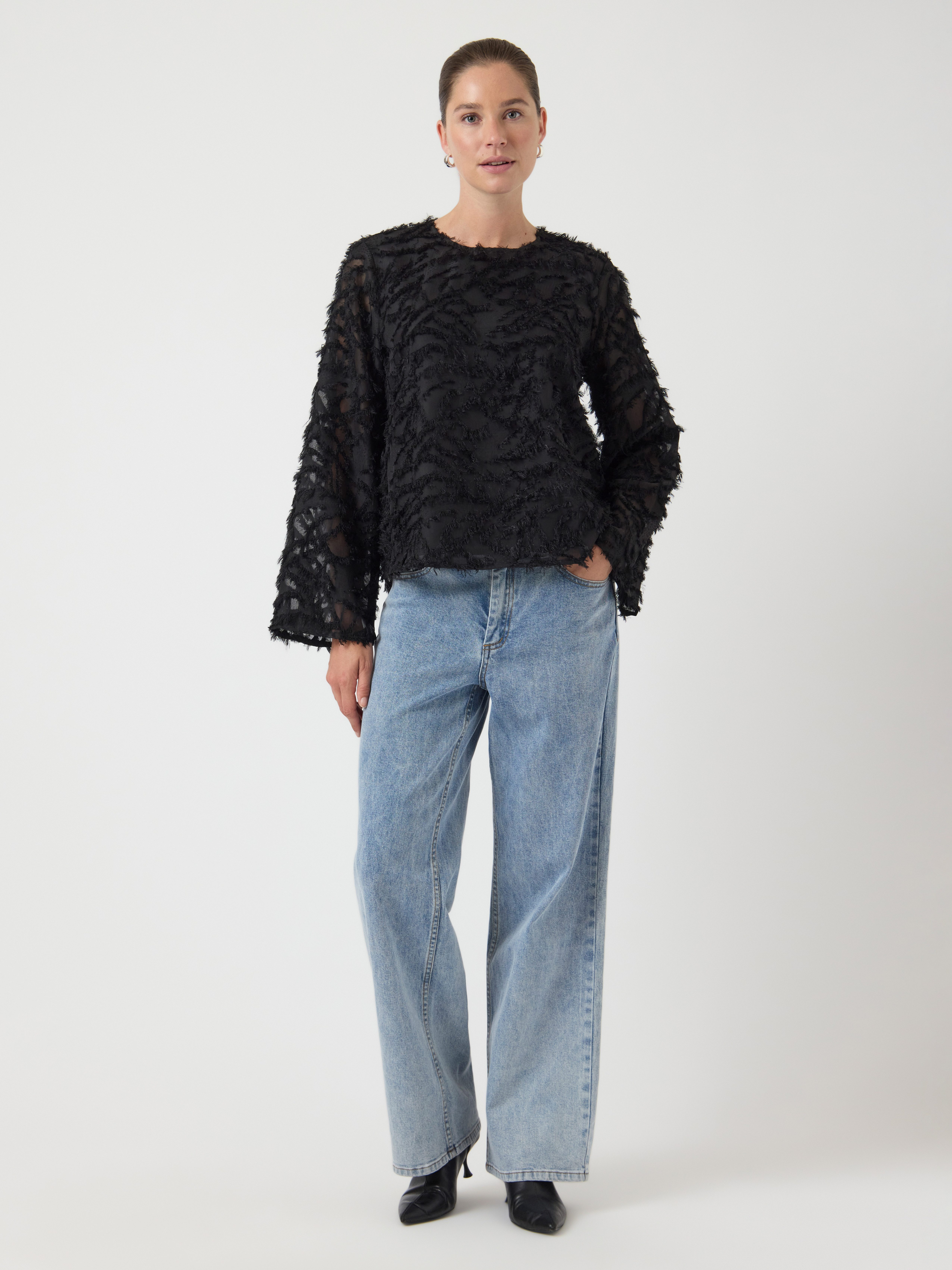 Y.A.S Shirt met lange mouwen YASPARIA LS TOP NOOS