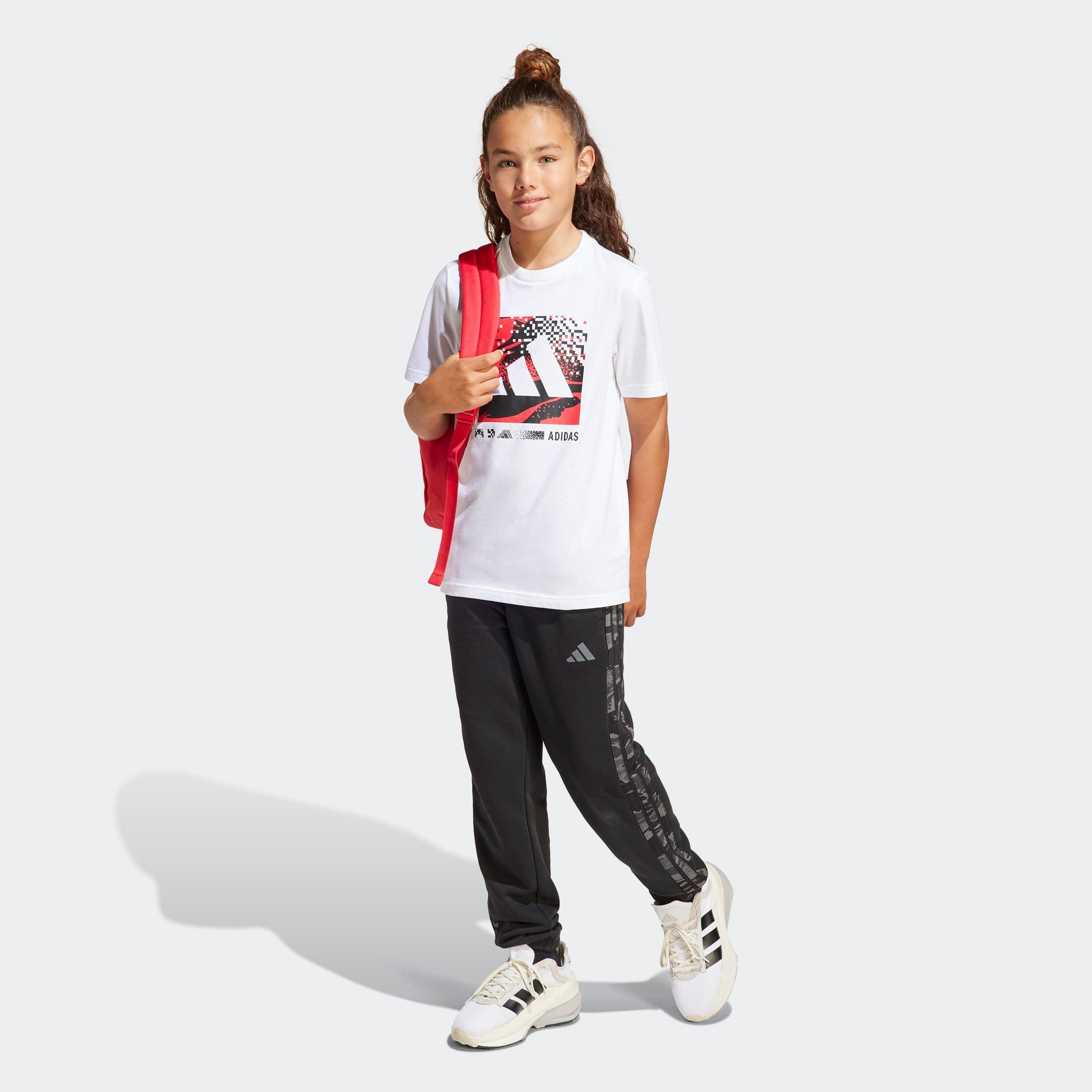 adidas Sportswear T-shirt J CAMO LOGO TEE