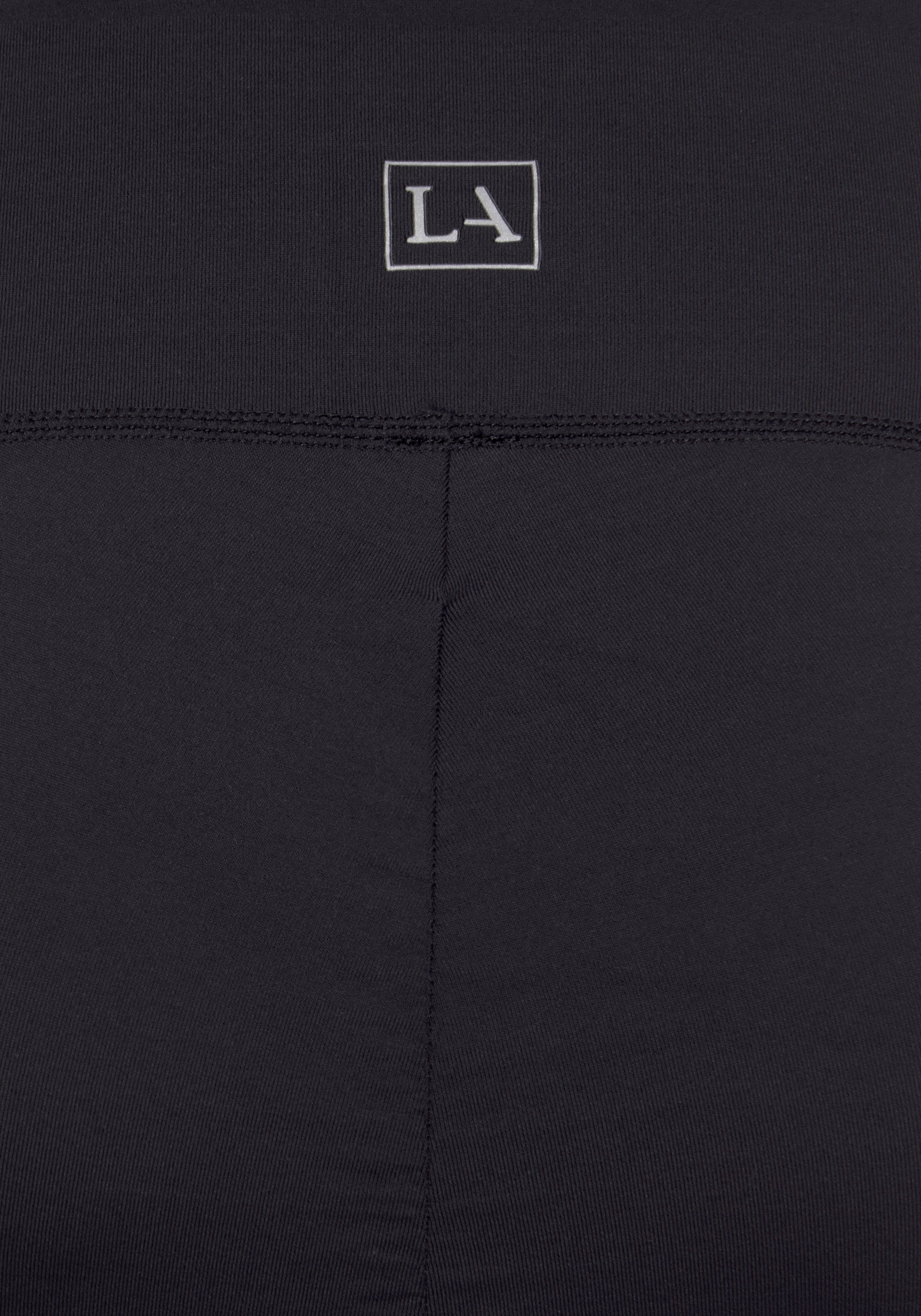active by Lascana Caprilegging met kleine rimpeling, loungewear