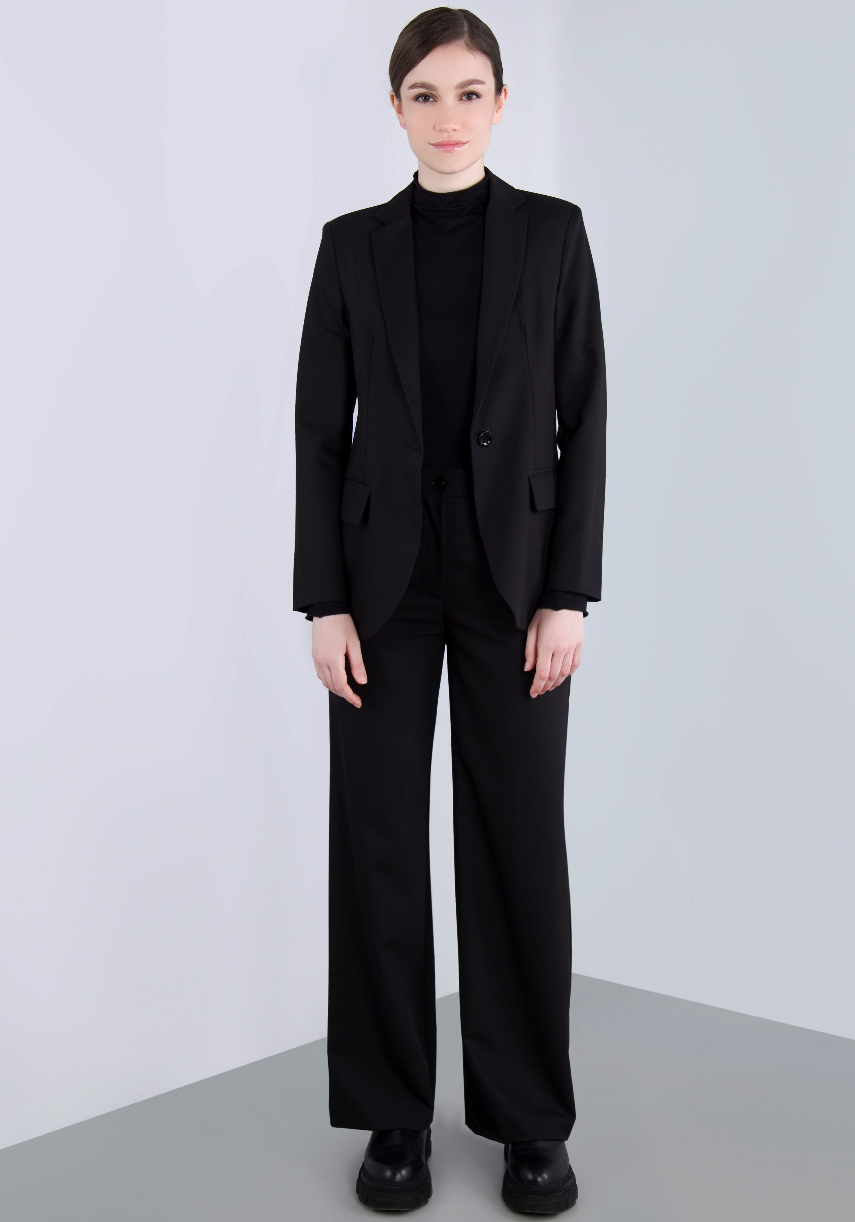 IMPERIAL Stoffen broek , casual wijde broek met elastische tailleband aan de achterkant