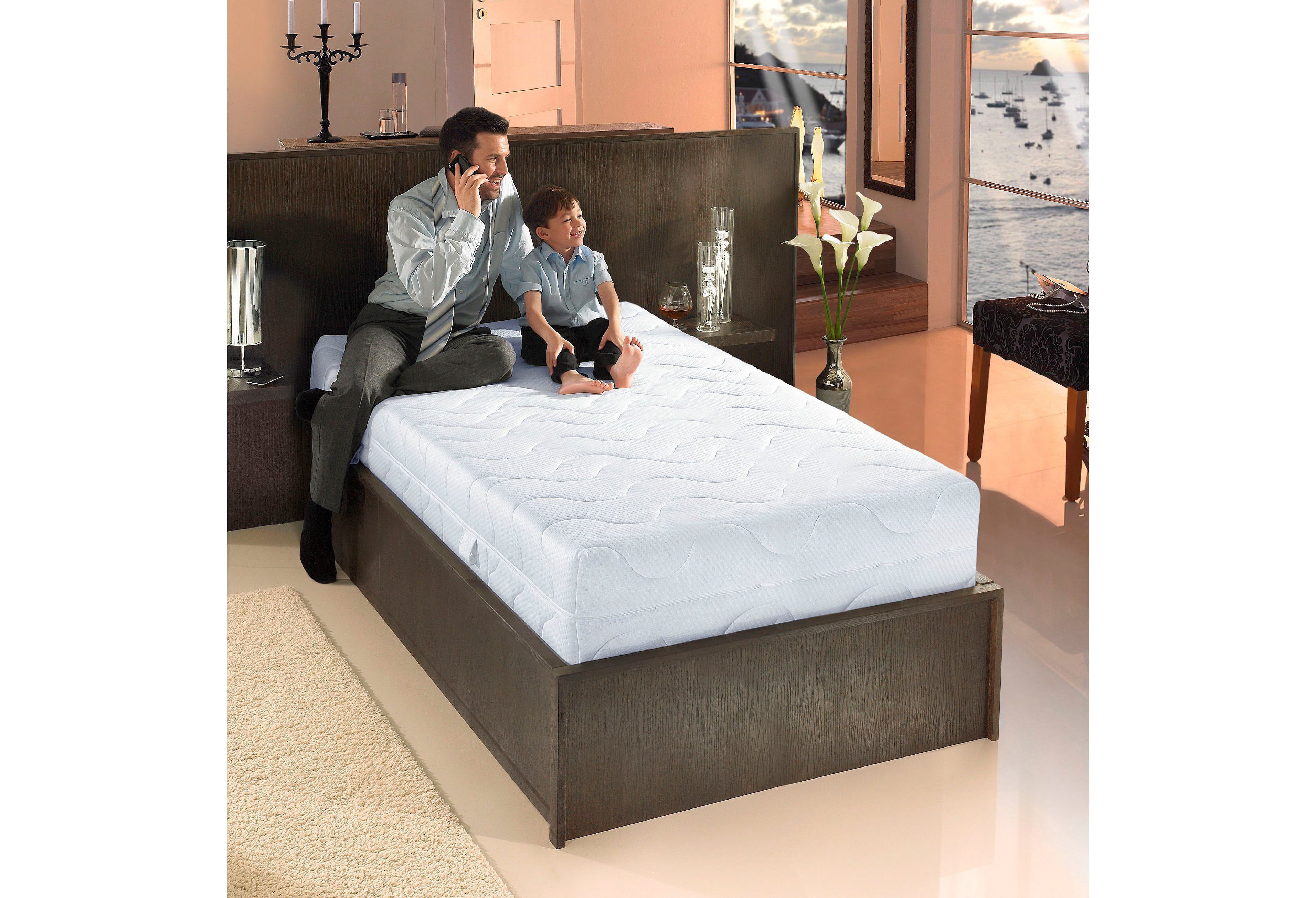 Beco Pocketveringsmatras 5 sterren TFK met polyester of natuurlijke katoenen bekleding, verschillende maten hoogte 29 cm