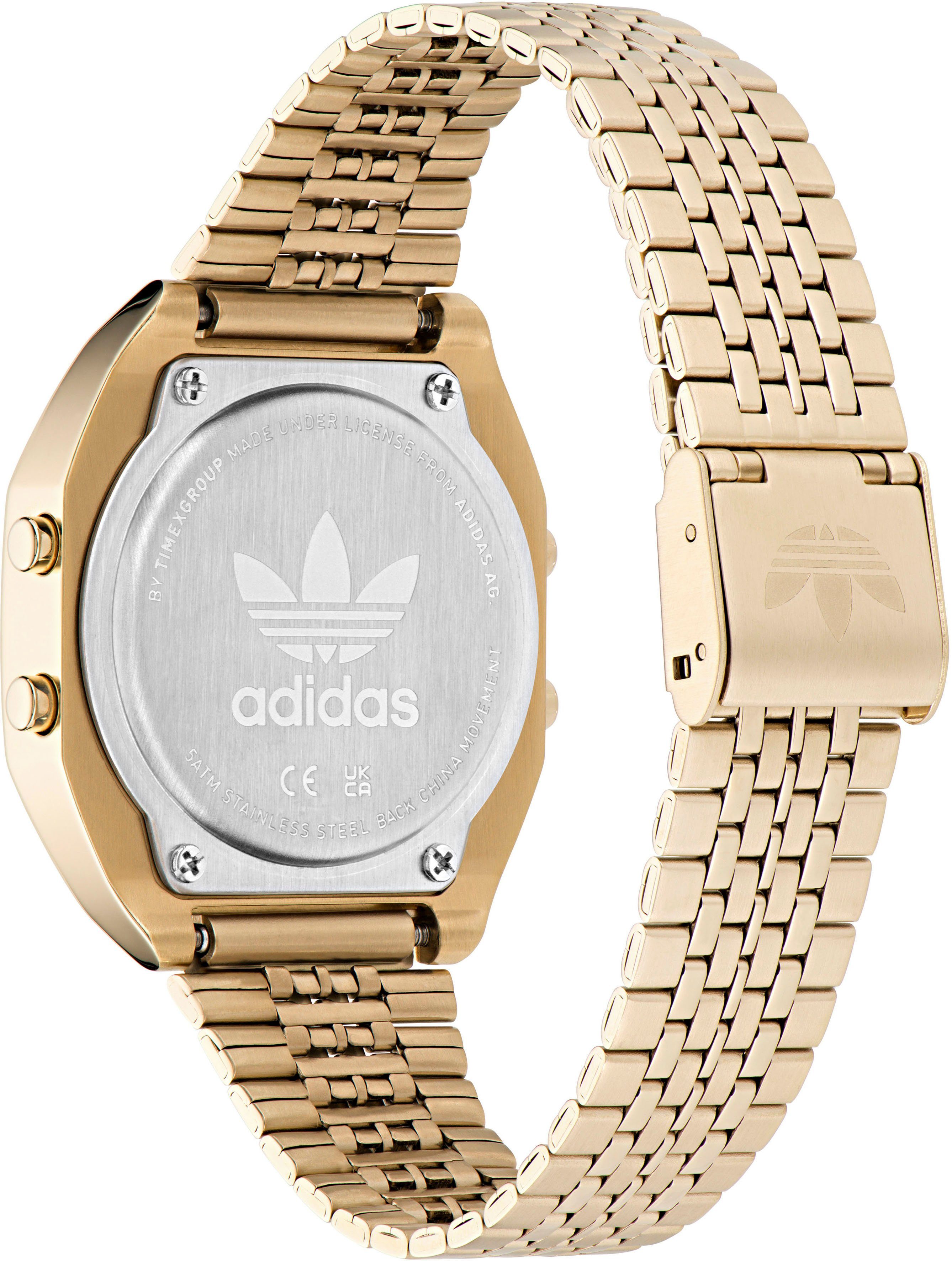 adidas Originals Digitale klok DIGITAL TWO Polshorloge, quartz, dameshorloge, herenhorloge, roestvrijstalen band