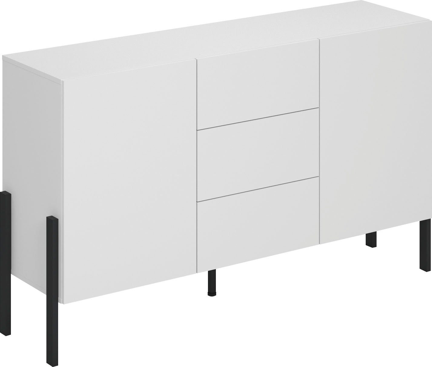 INOSIGN Dressoir Jukon, breedte 150 of 180 cm, moderne grepless commode
