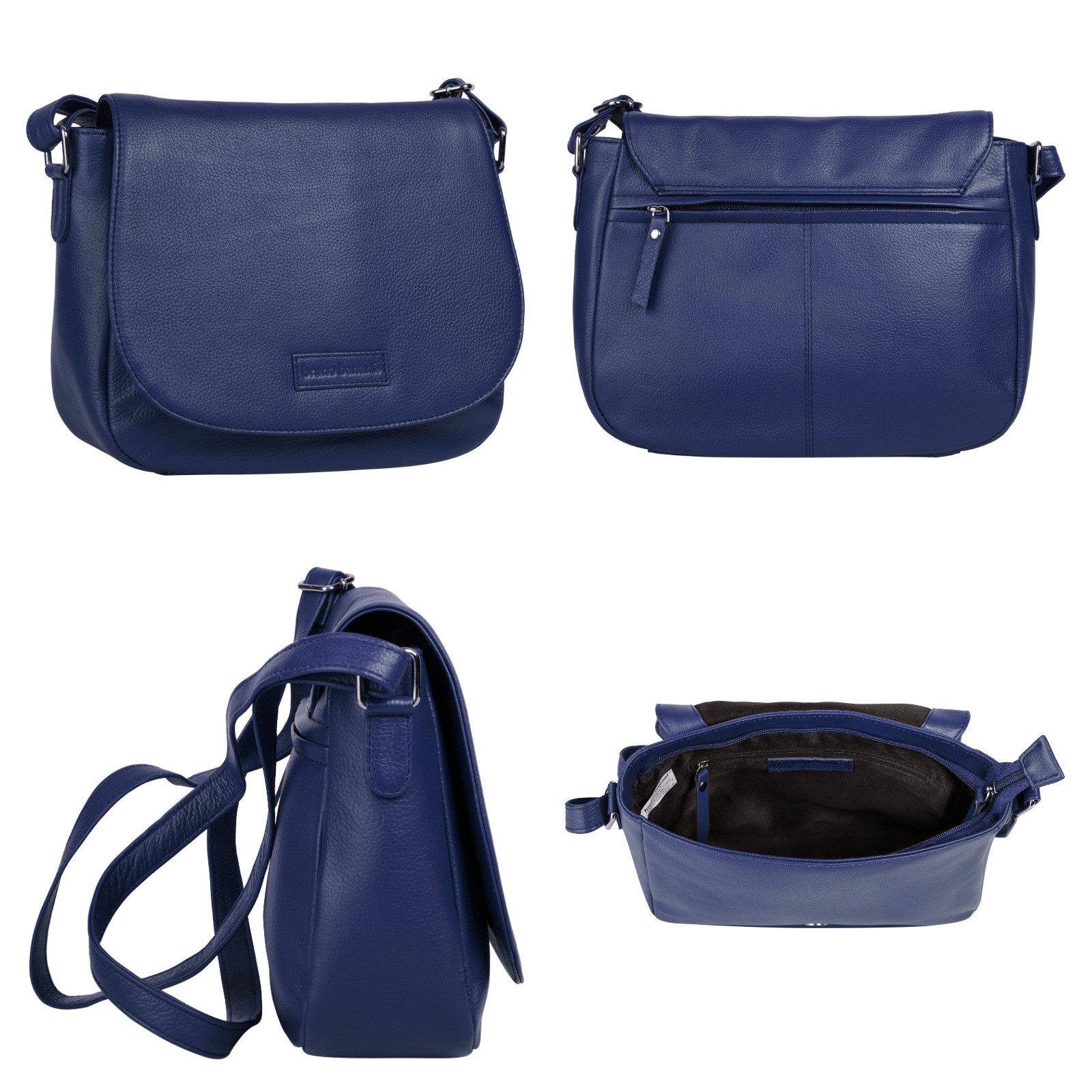 Bruno Banani Schoudertas echt leder