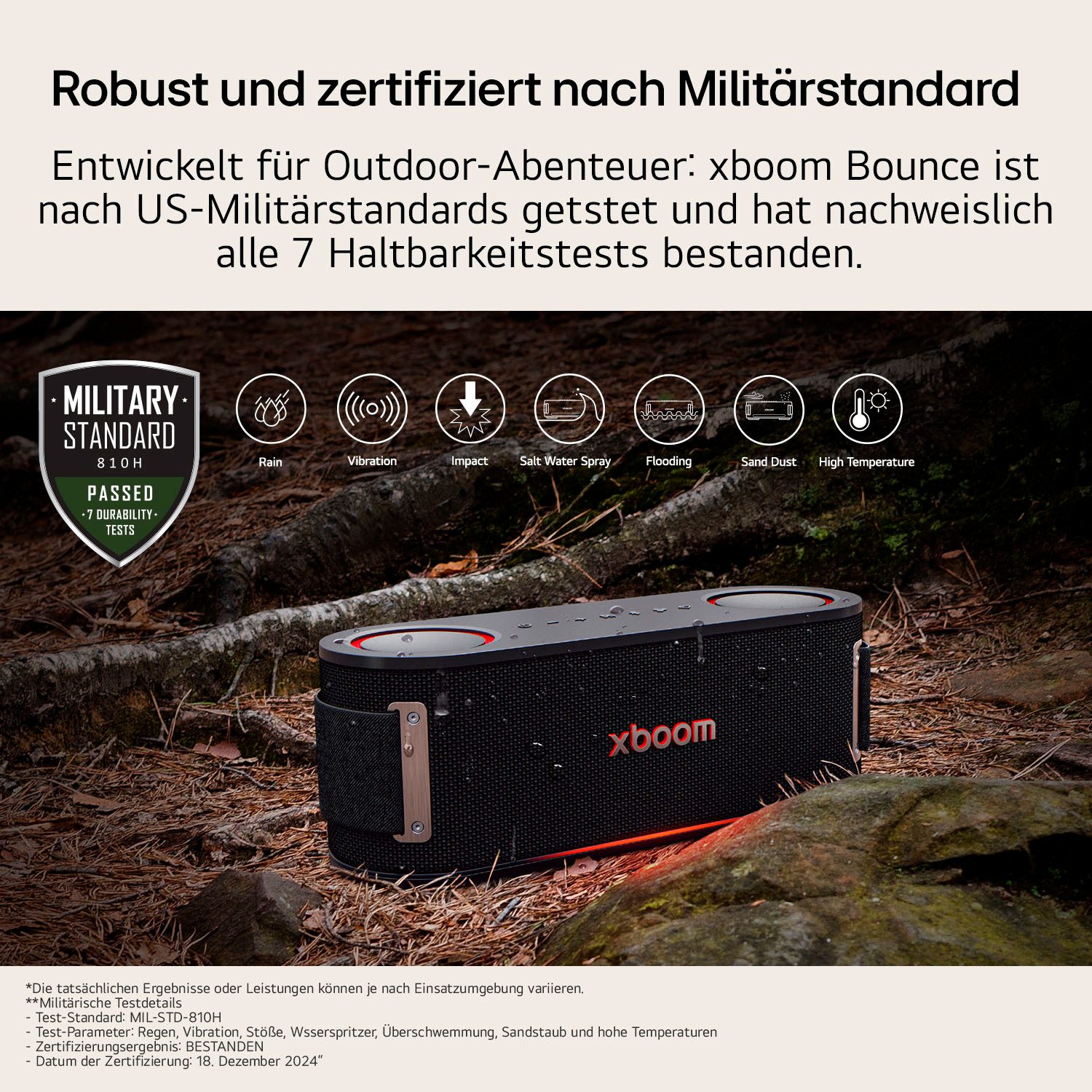 LG Bluetoothluidspreker Xboom BOUNCE