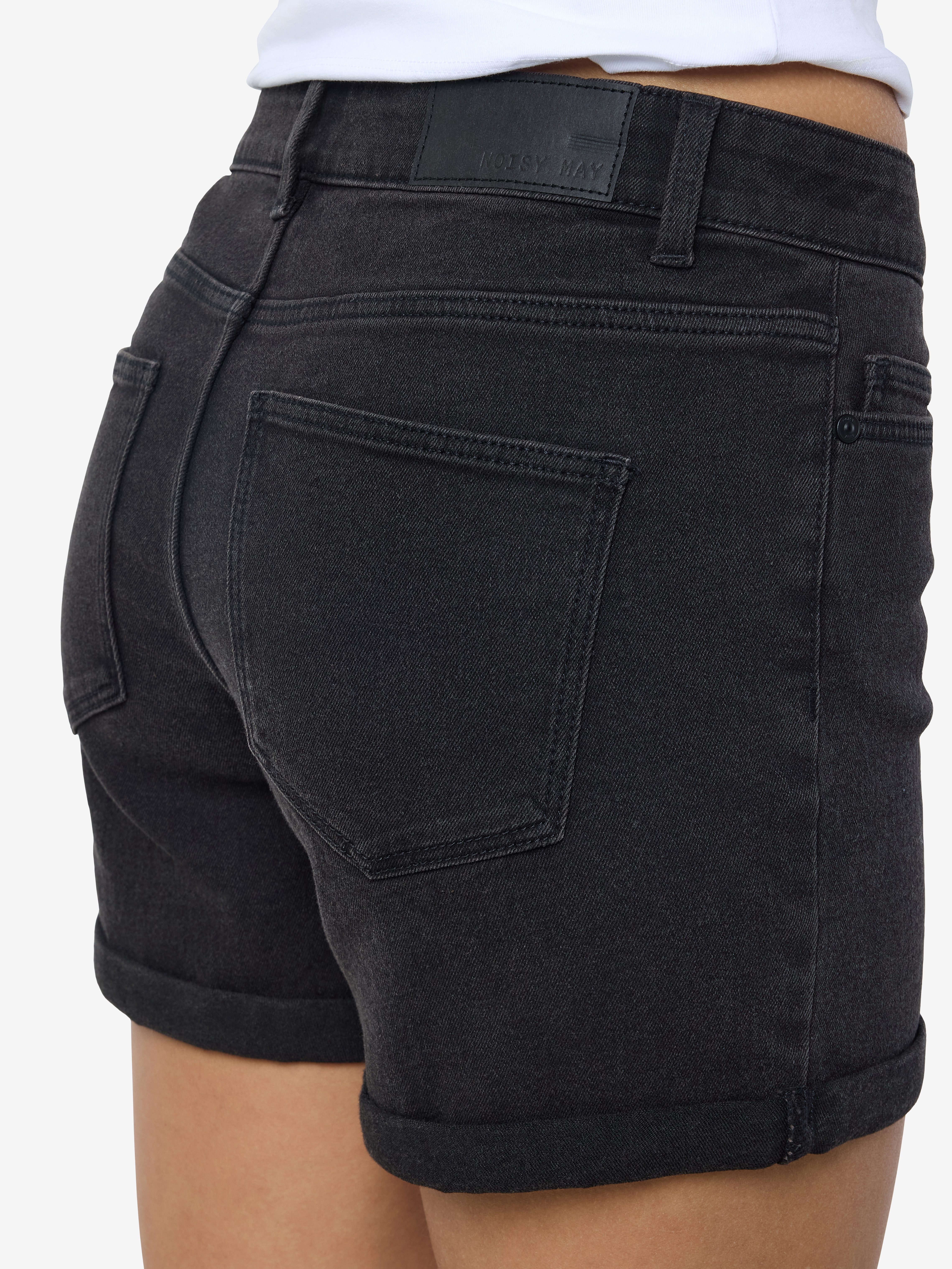 Noisy may Jeansshort NMDEBBY NW SLIM SHORTS VI519BL NOOS