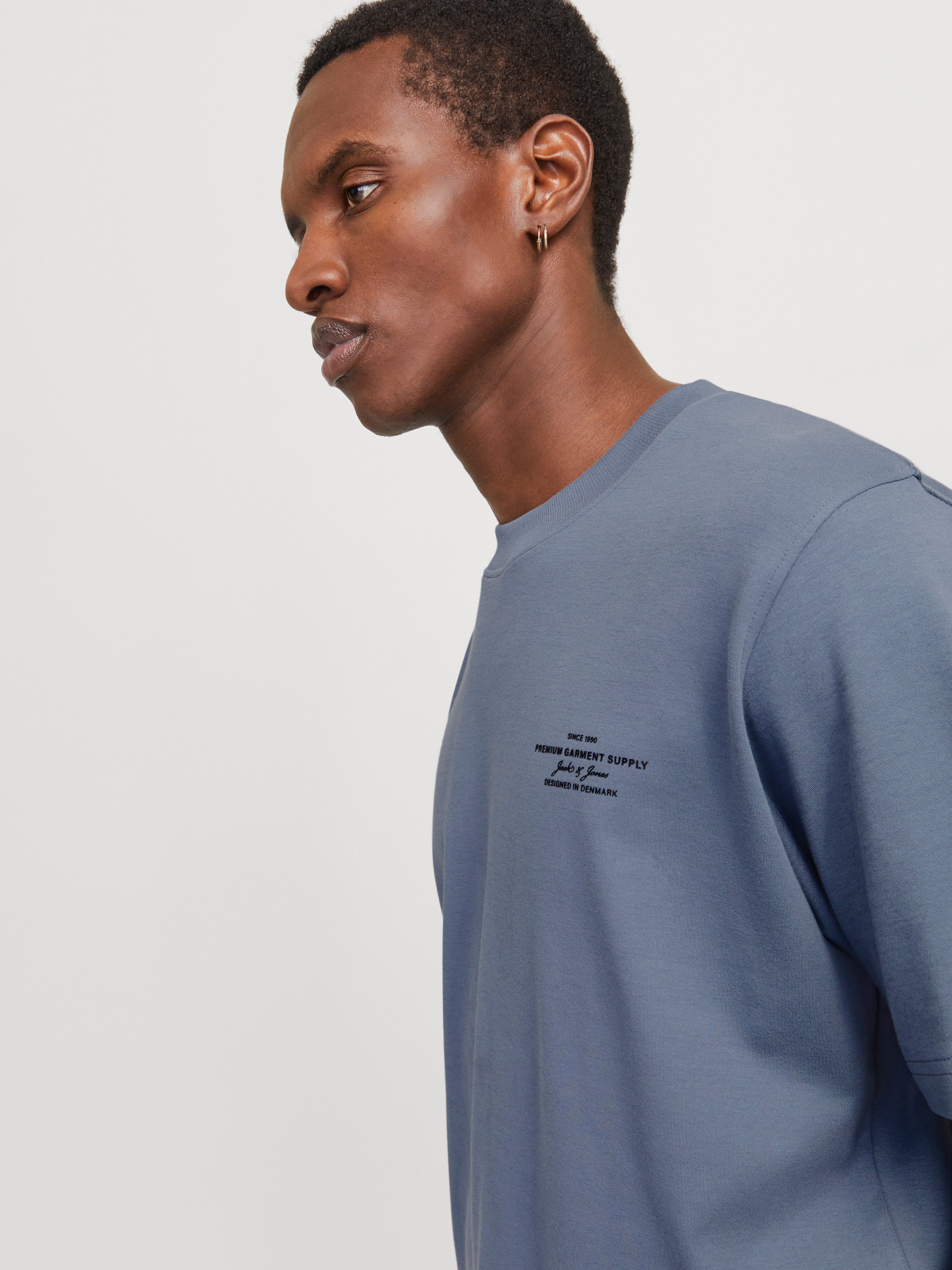 Jack & Jones Shirt met ronde hals JPRBLACHAD BRANDING SS CREW NECK TEE SN