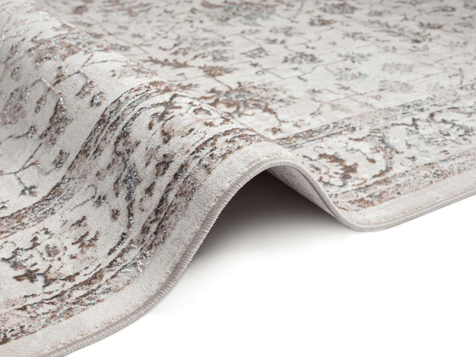 The carpet Vloerkleed Mila moderne woonkamer tapijt met elegant glanzende pool