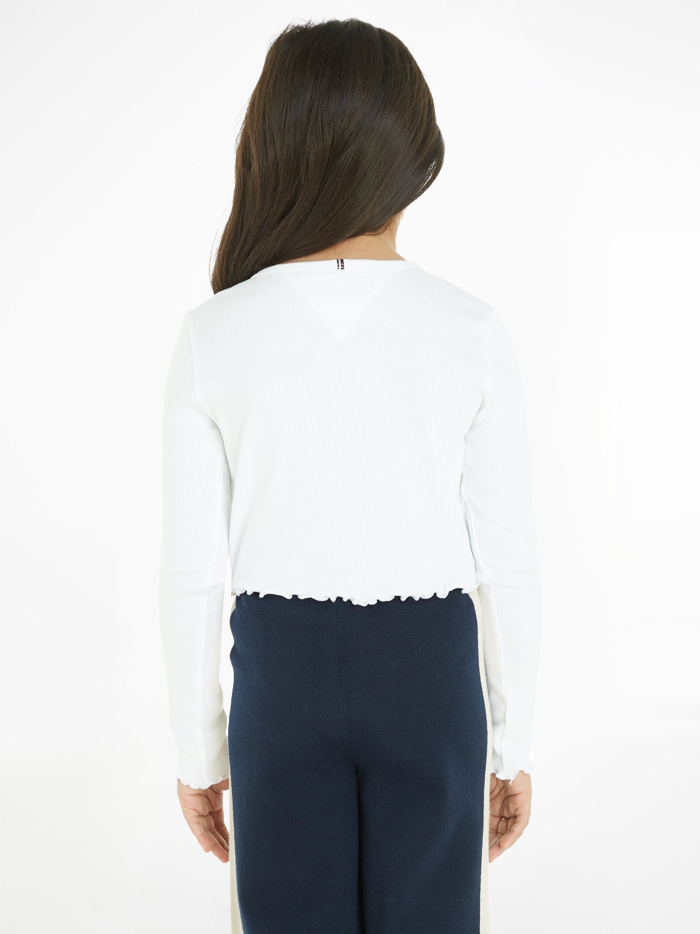 Tommy Hilfiger Shirt met lange mouwen ESSENTIAL RIB TOP L/S