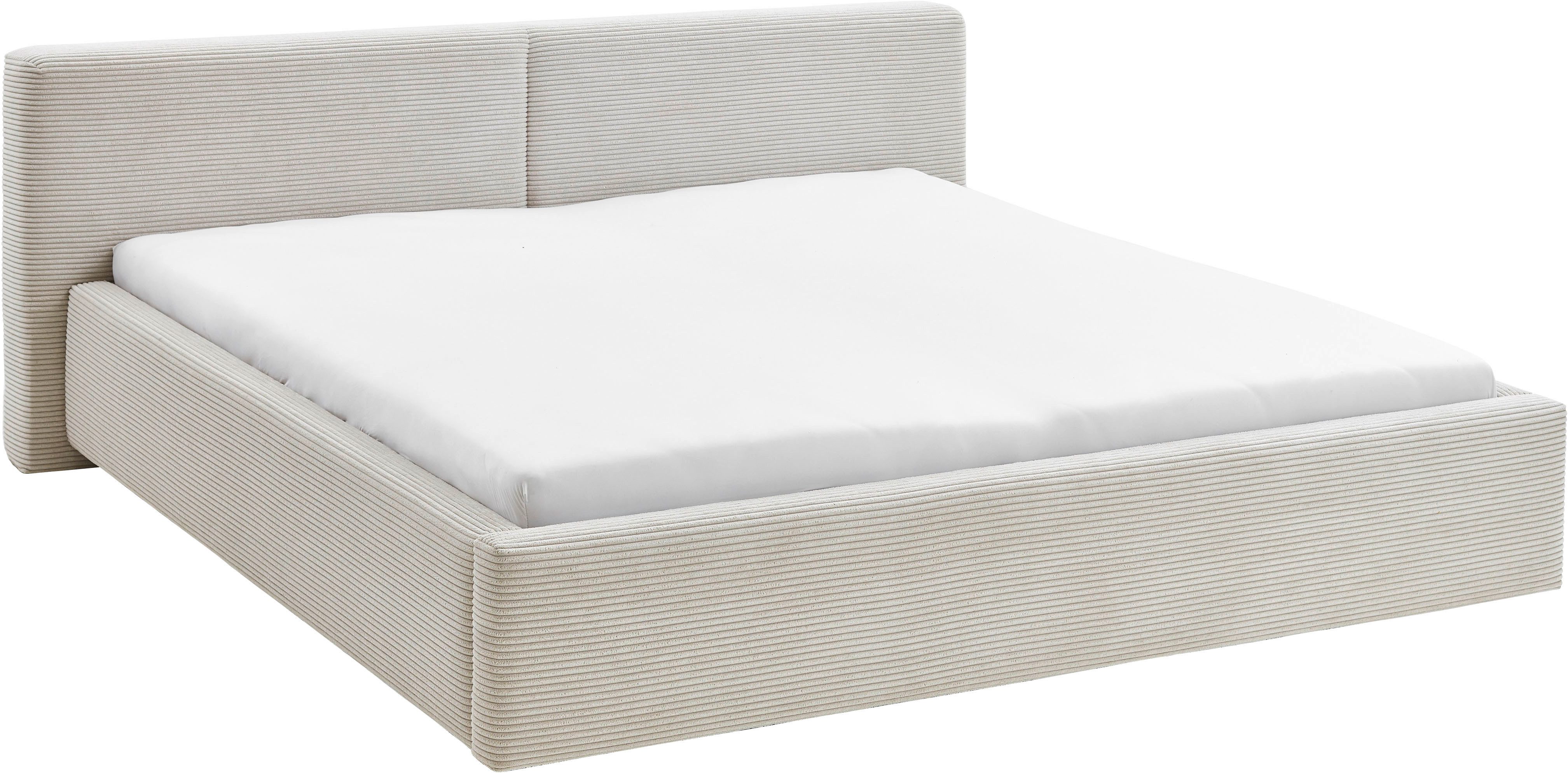 meise.möbel Gestoffeerd bed Cube optioneel met matras en bedlade
