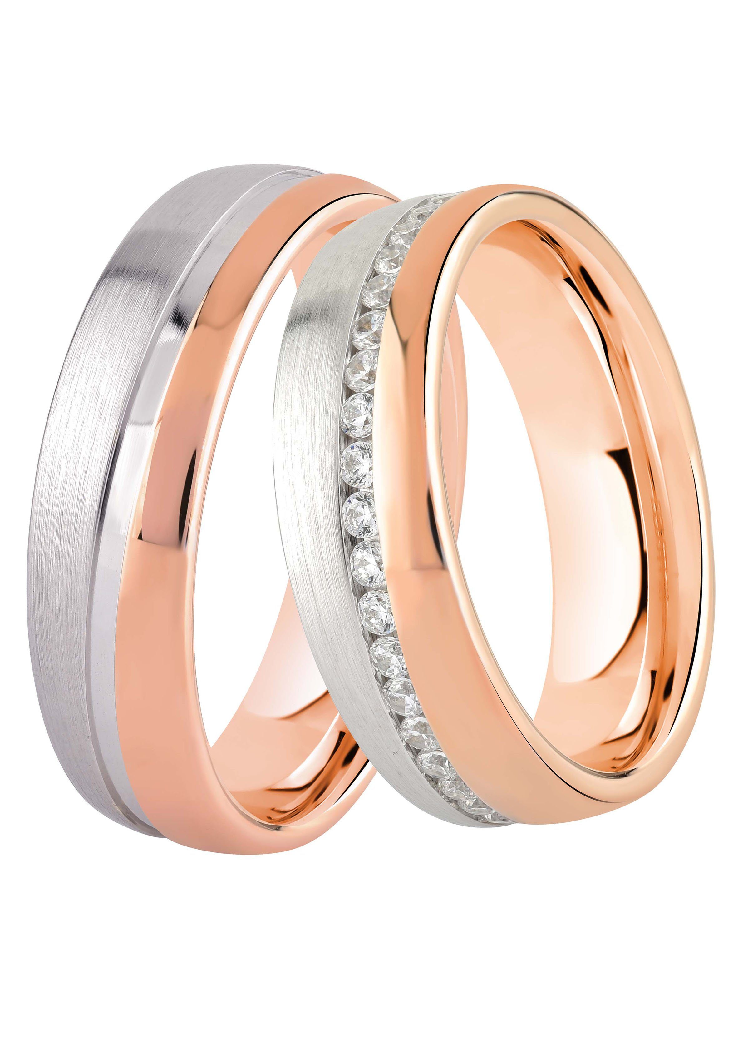 DOOSTI Trouwring Sieraad cadeau zilver 925 trouwring partner ring LIEFDE