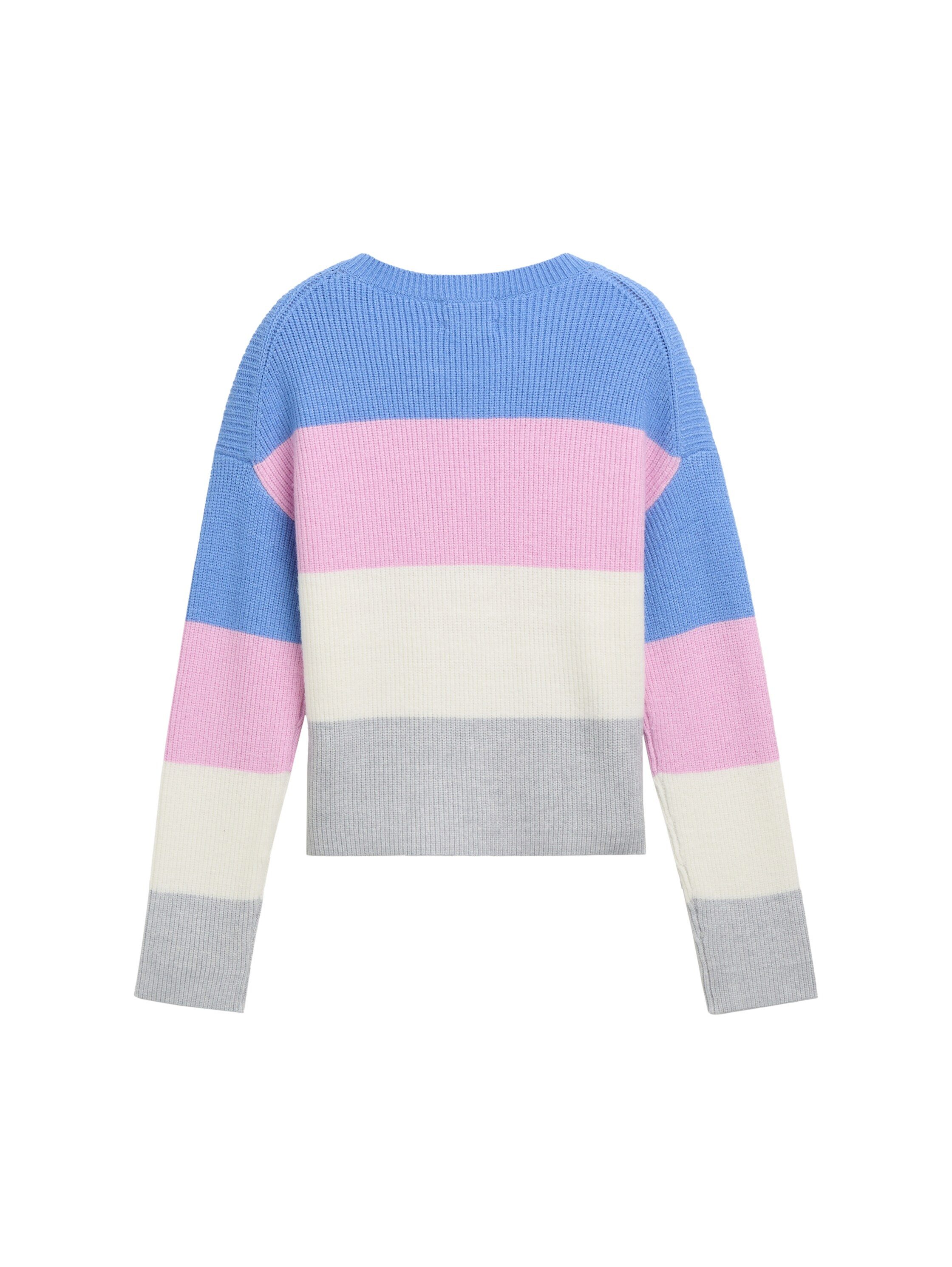 Tom Tailor Gebreide trui met colourblocking