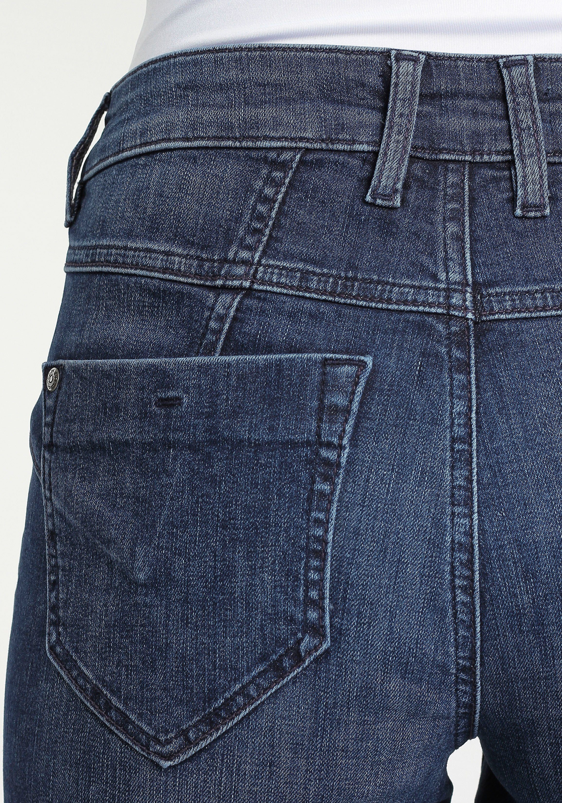 GANG Skinny fit jeans 94MARISSA met modieuze v-pas voor & achter