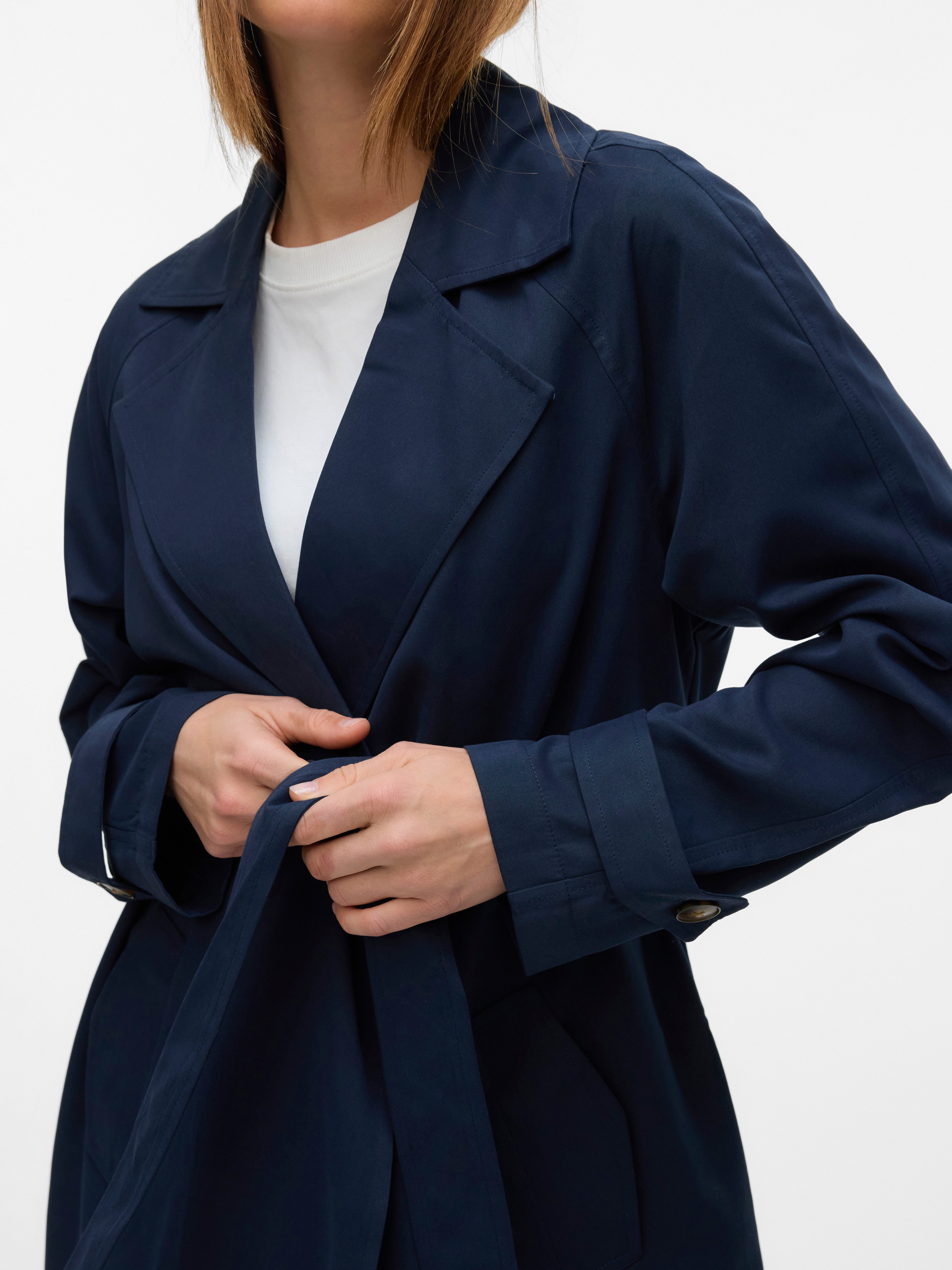 Vero Moda Trenchcoat VMLOU LONG TRENCHCOAT NOOS