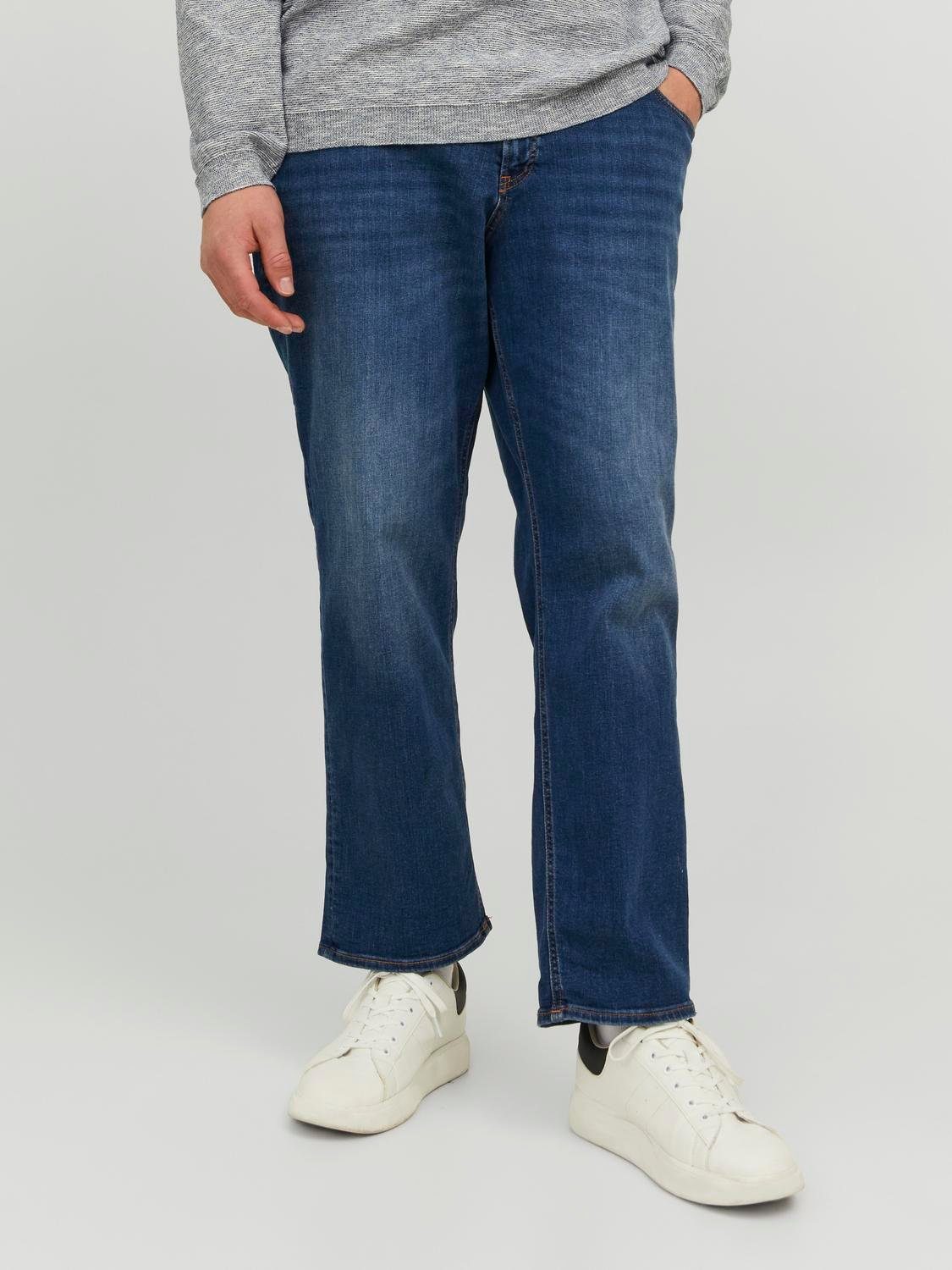 Jack & Jones PlusSize Tapered jeans MIKE ORIGINAL heren tapered jeans maat 46 blauw