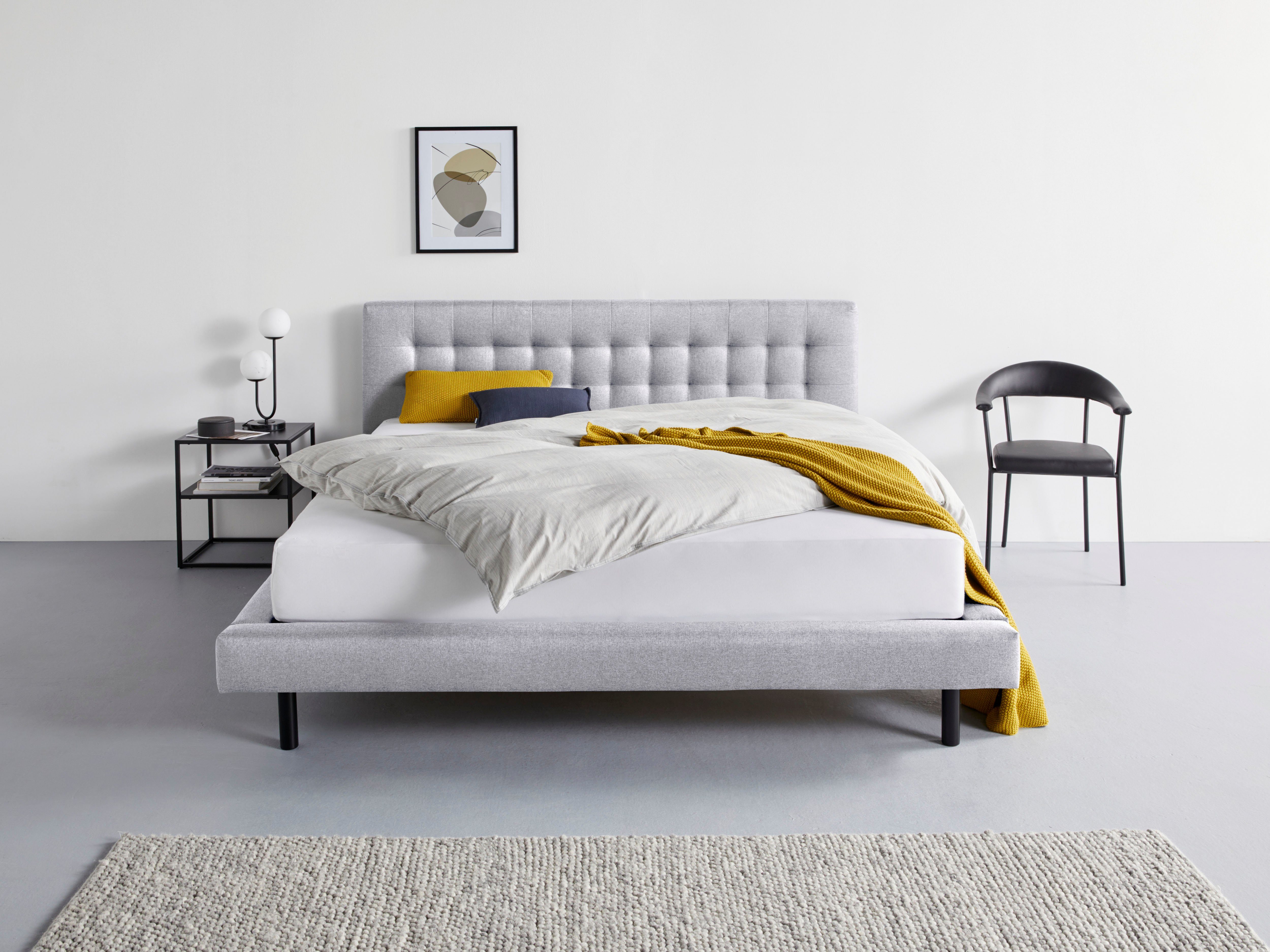 andas Gestoffeerd bed Tobjörn Met breed futonframe