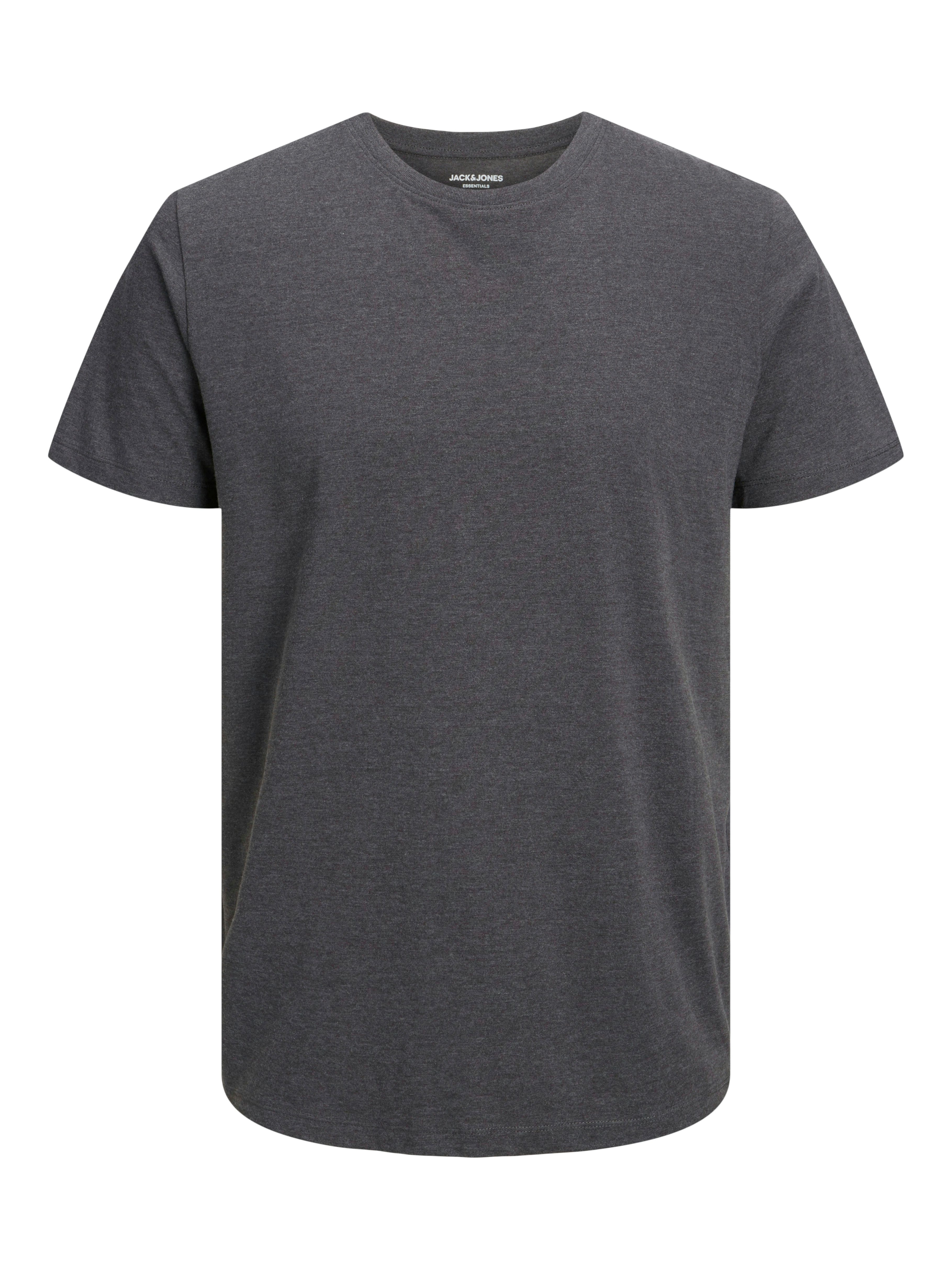Jack & Jones PlusSize Shirt met ronde hals JJEORGANIC MEL TEE SS O-NECK NOOS PLS