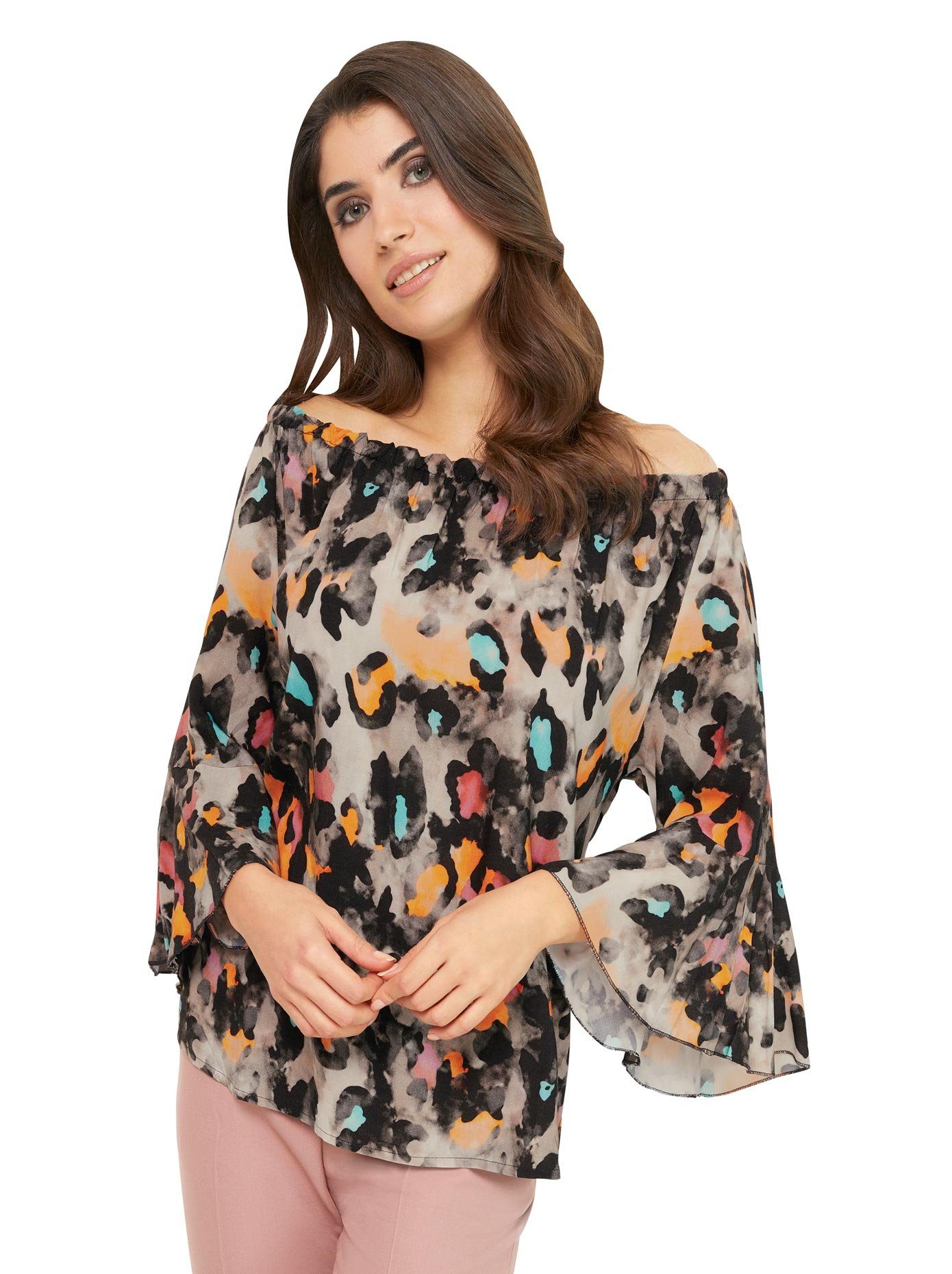 heine Blouse met carmenhals