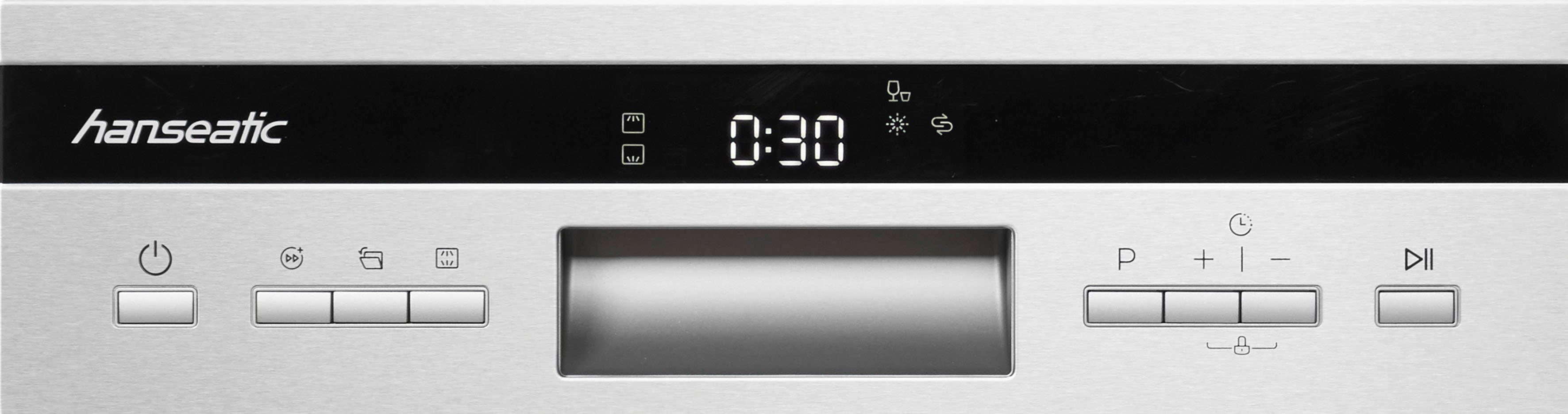 Hanseatic Semi-geïntegreerde vaatwasser HGTI4582C10T7736ES, 81,5 cm x 44,8 cm