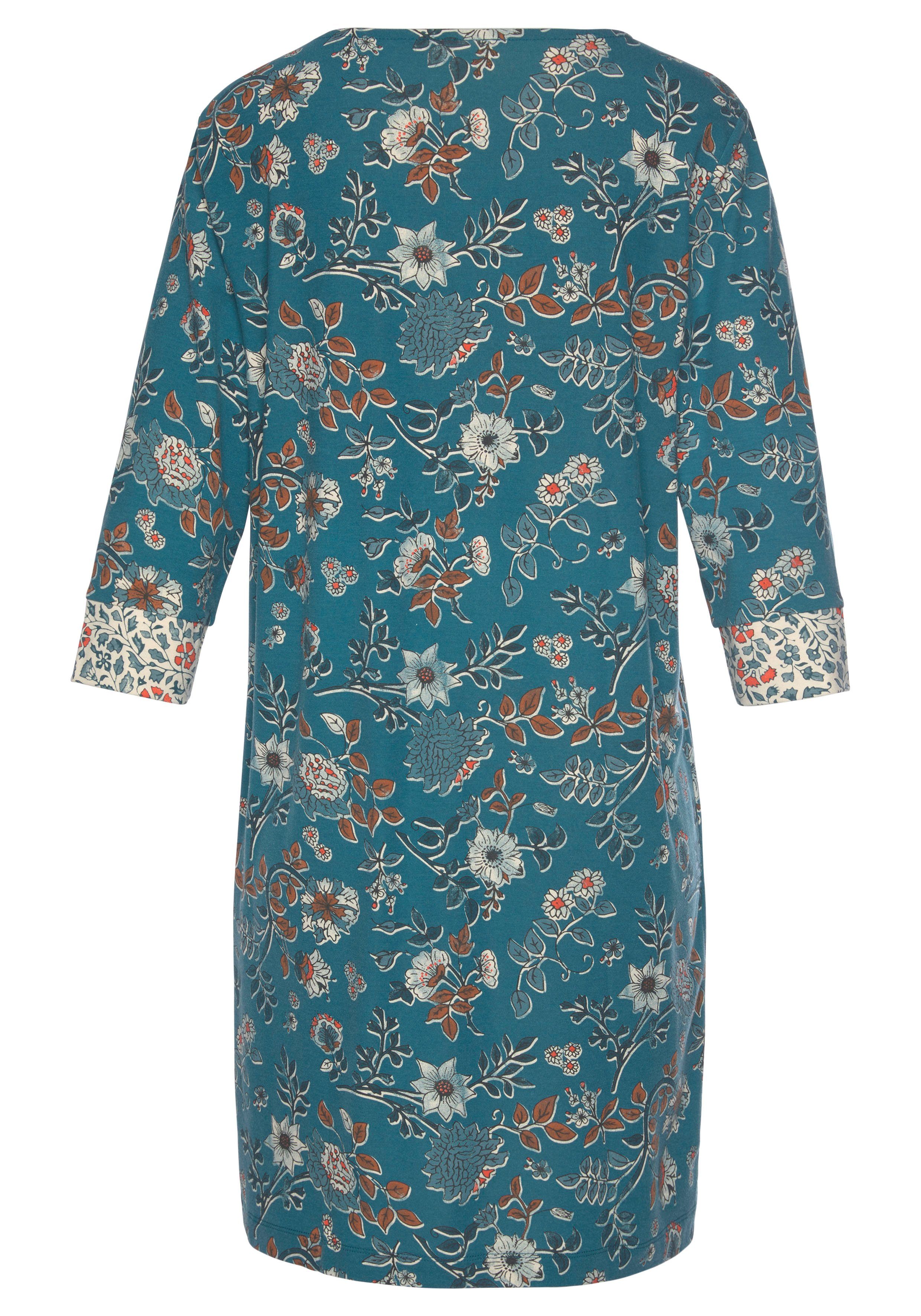 Lascana Nachthemd in bloemen print all-over