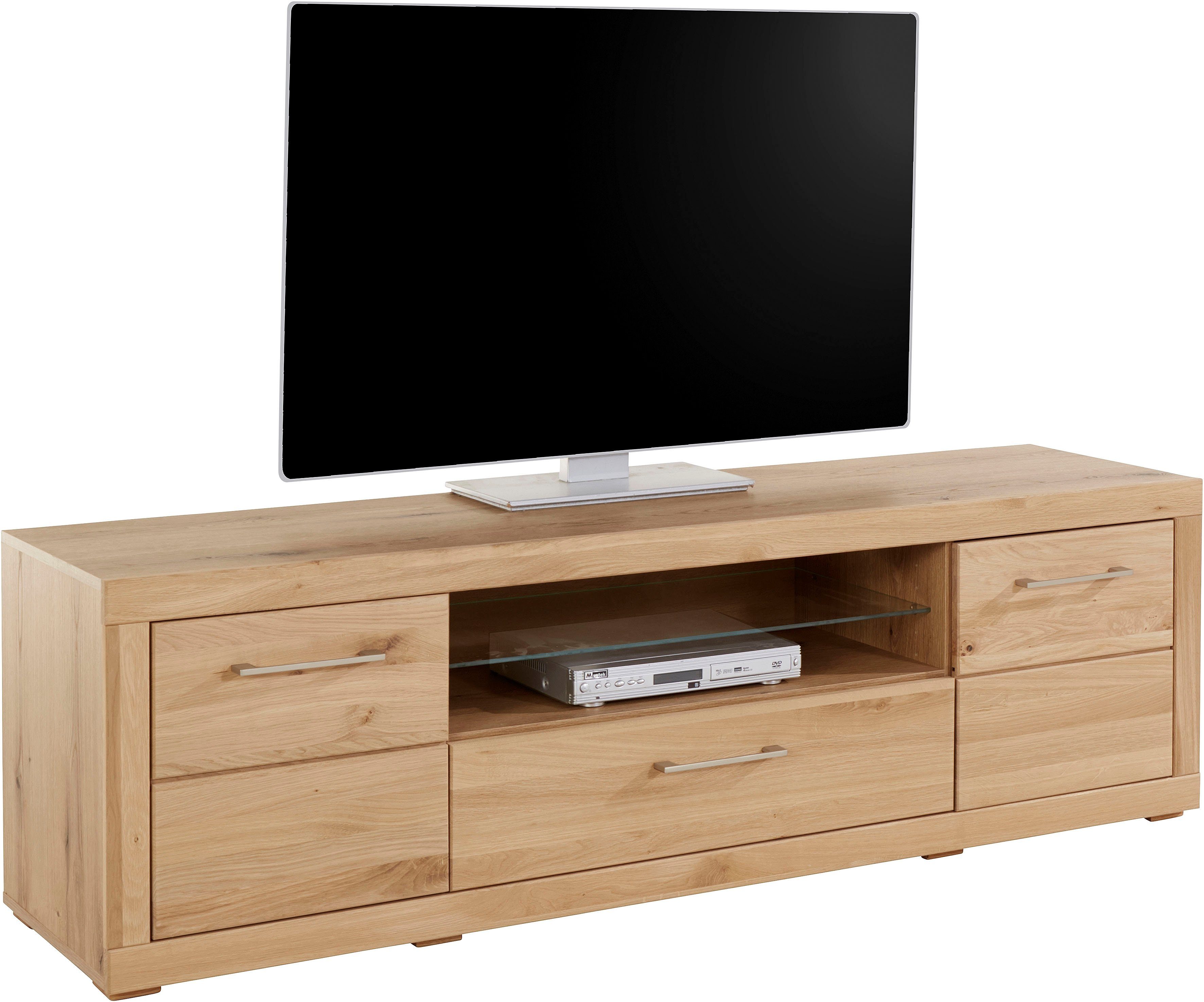 VOGL Möbelfabrik Tv-meubel 1237 Massief houten front, breedte ca. 171 cm, met soft-close functie