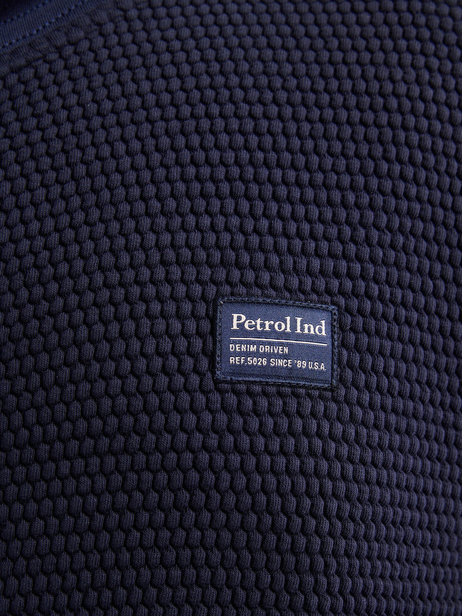 Petrol Industries Sweater met geborduurd logo