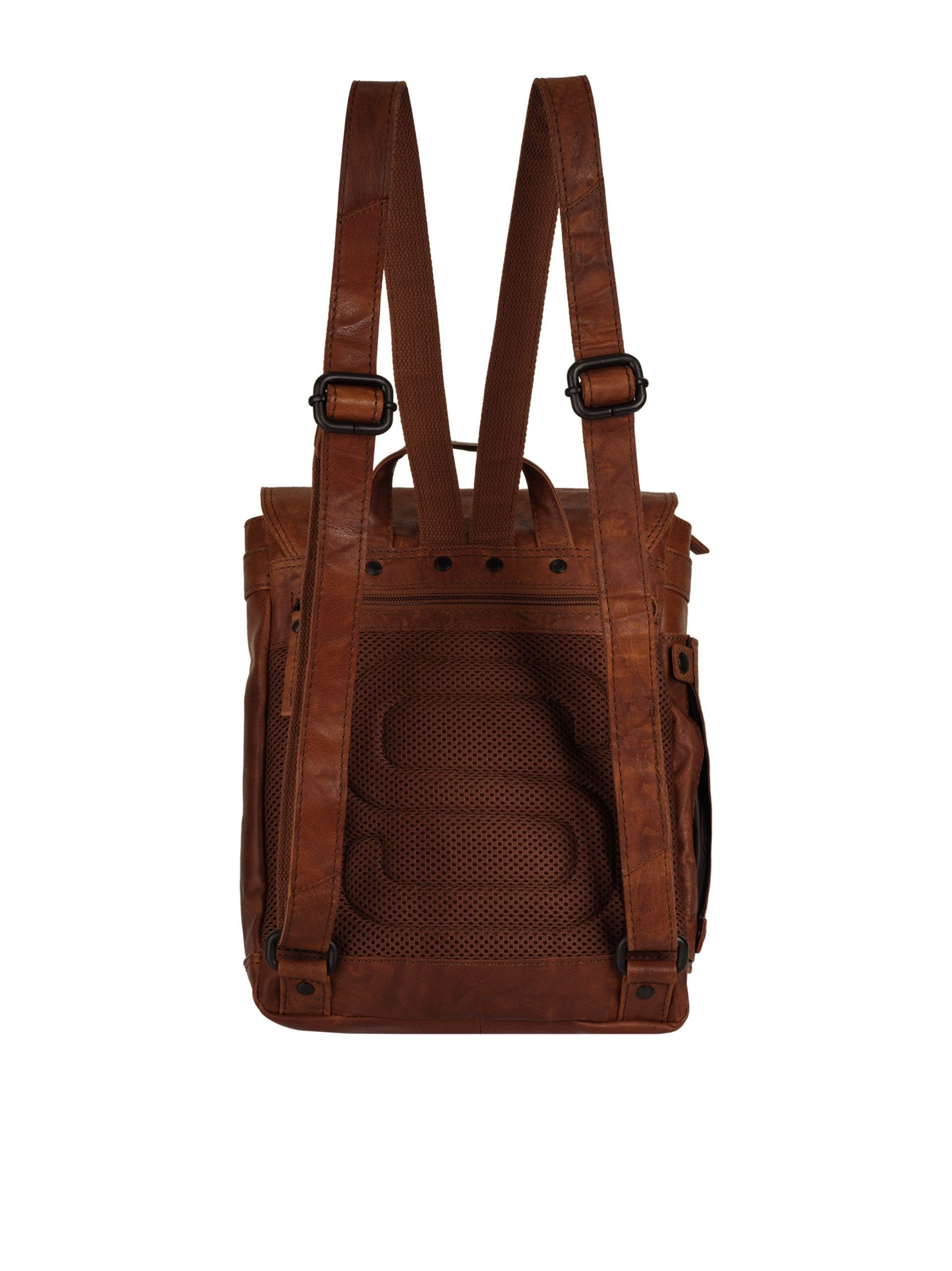 Spikes & Sparrow Laptoprugzak echt leder