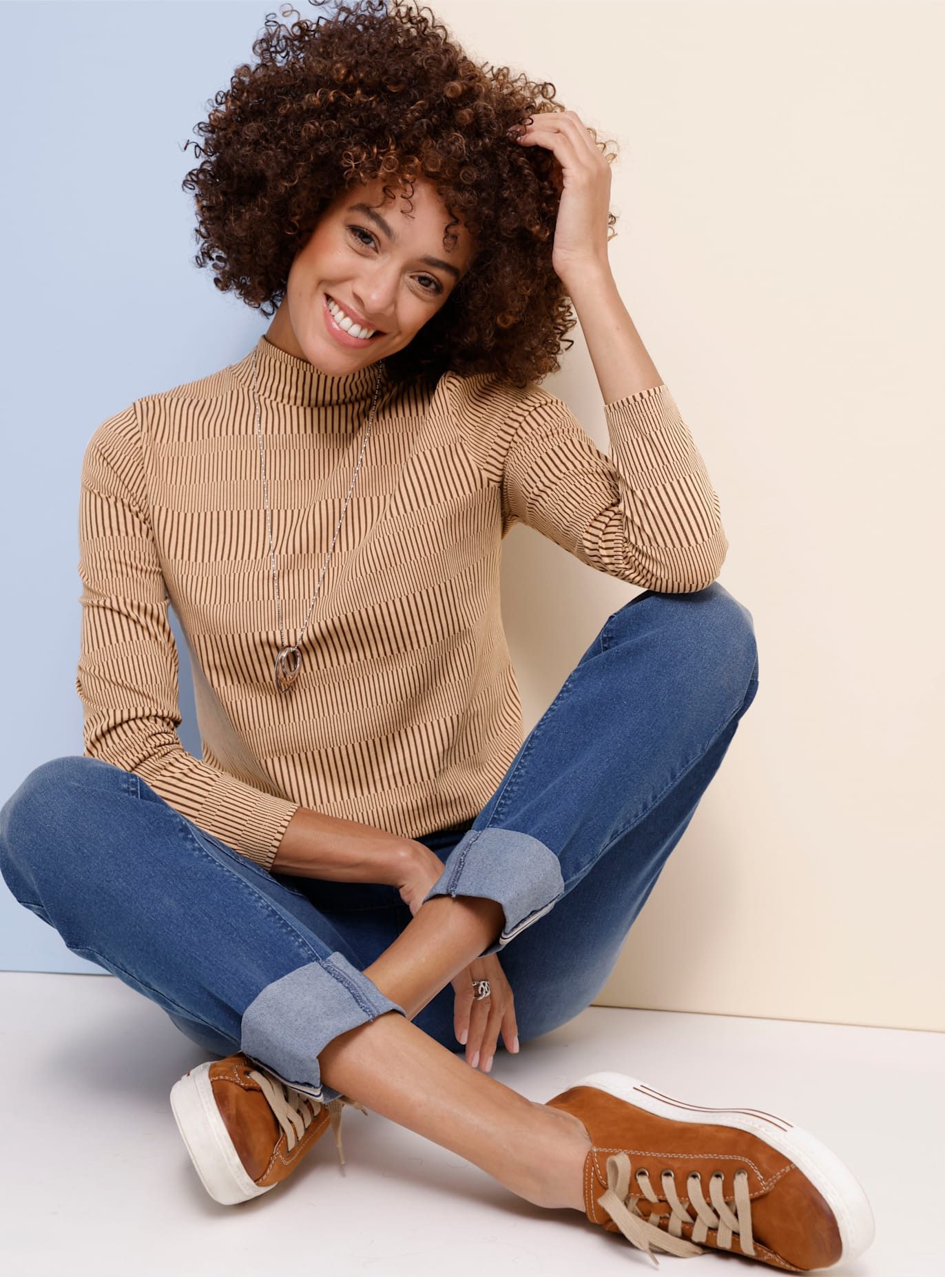 Classic Basics Shirt met staande kraag Shirt met opstaand kraagje (1-delig)