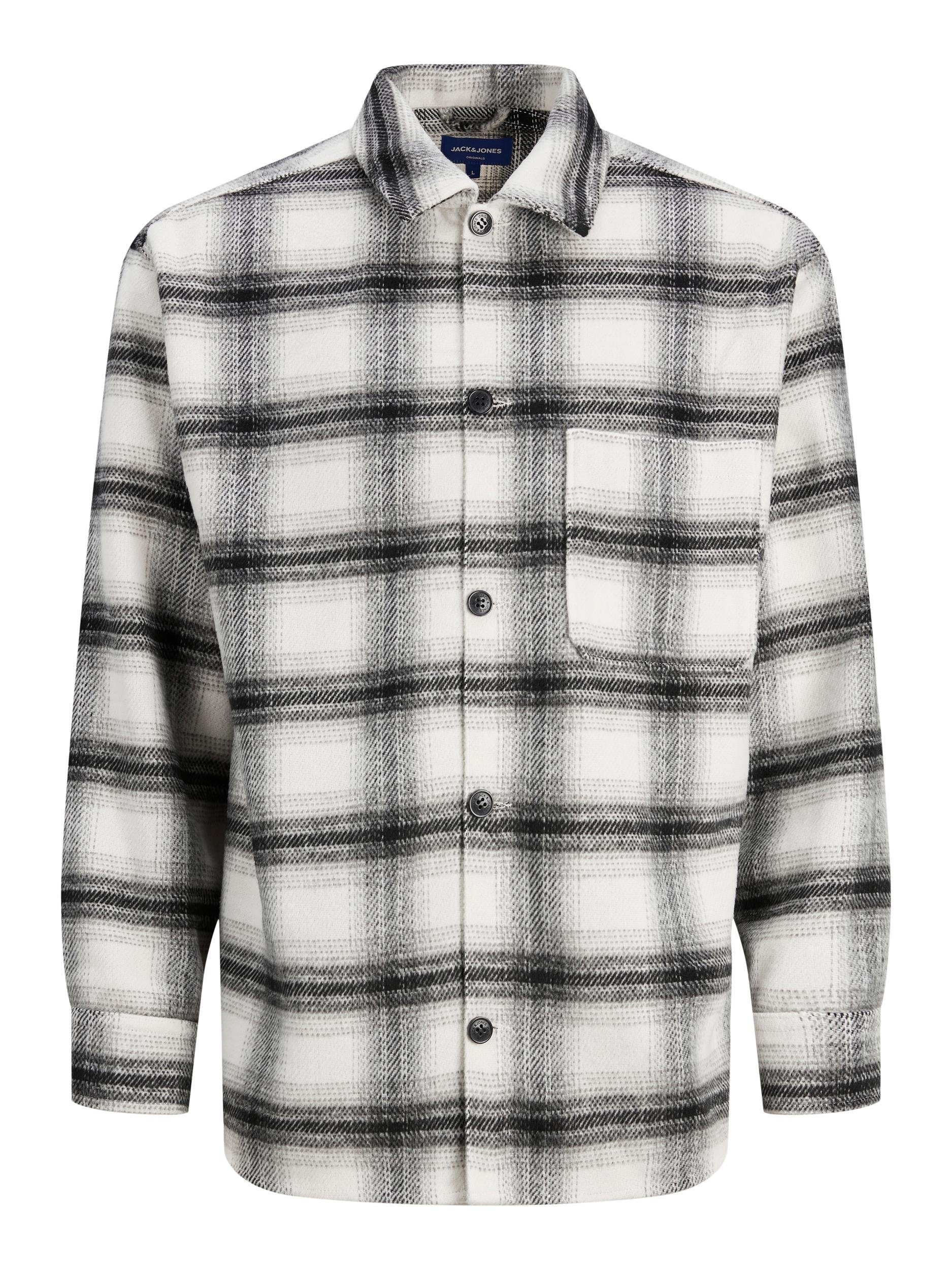 Jack & Jones Overhemd met lange mouwen JORZAC CHECK OVERSHIRT LS SN