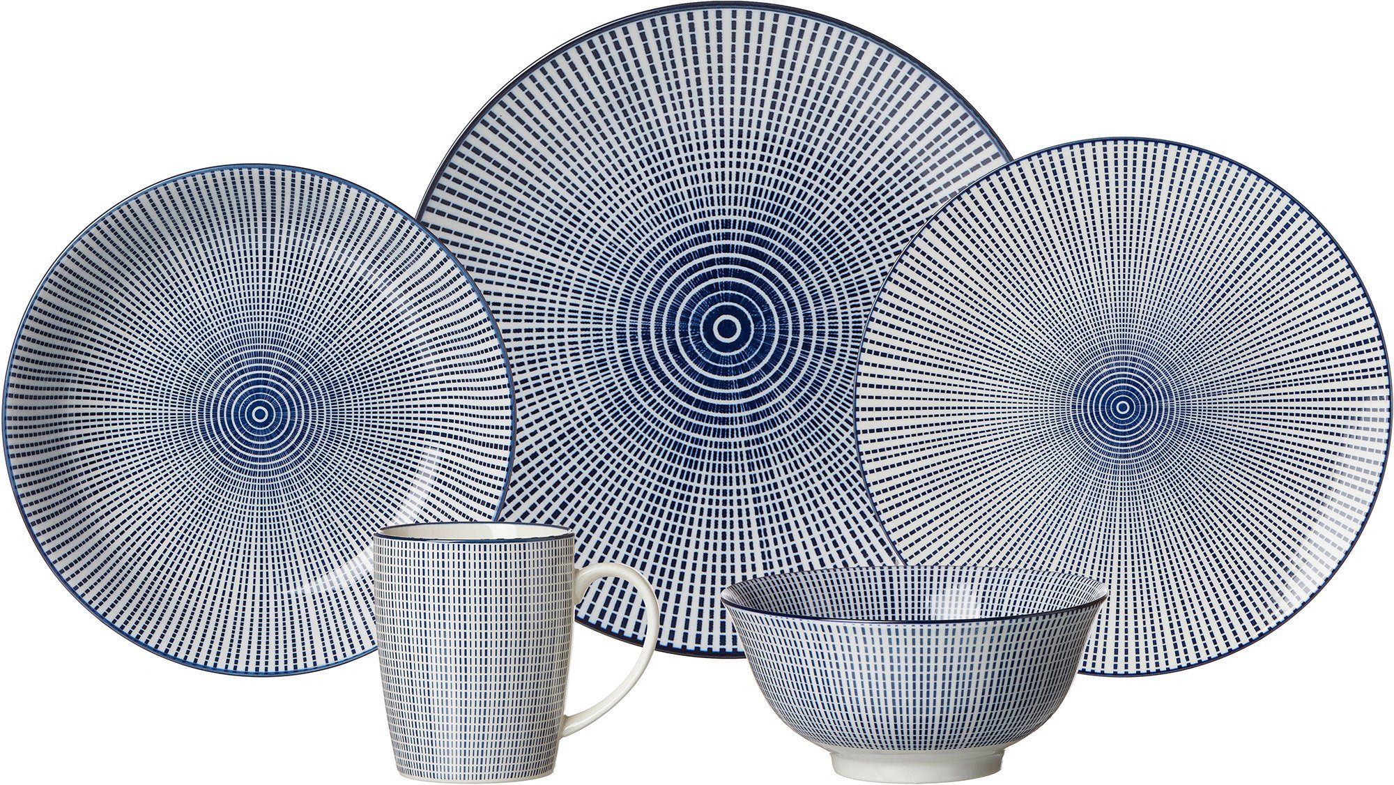 Ritzenhoff & Breker Diep bord ROYAL MAKOTO (set, 4 stuks)