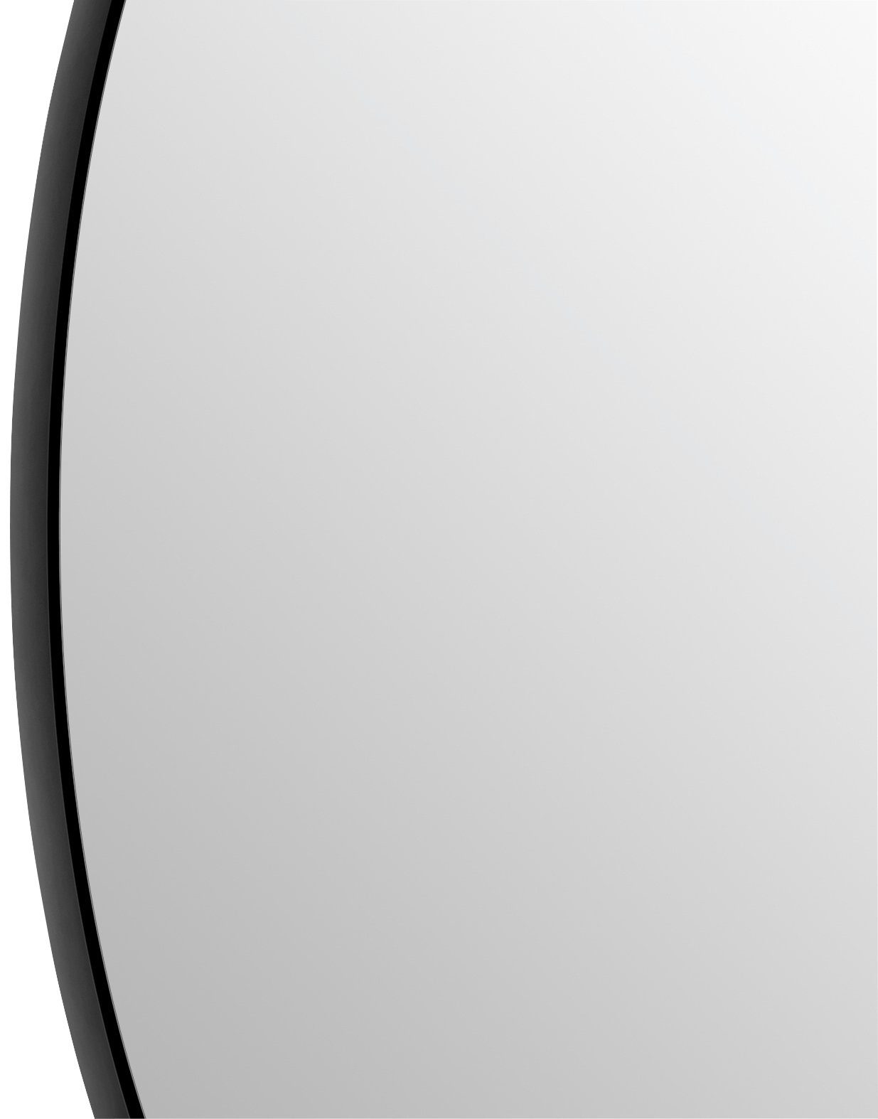 Talos Wandspiegel decoratieve ronde spiegel met aluminiumframe, ø 120 cm