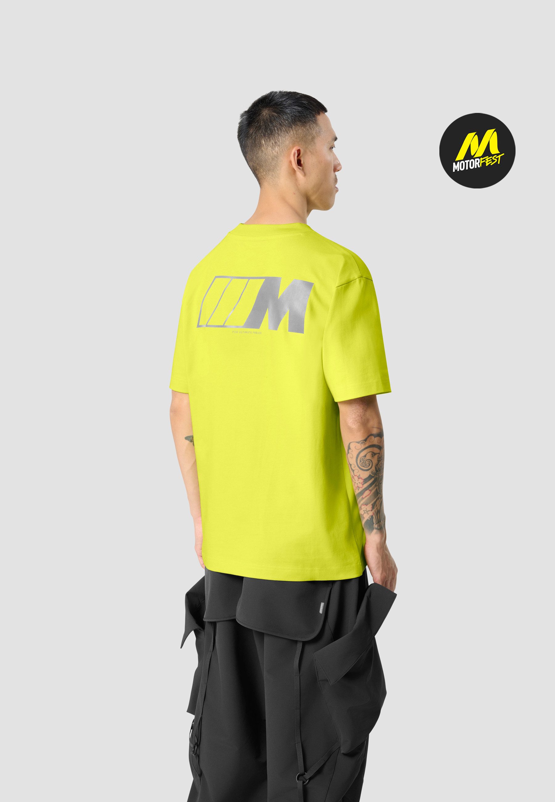 BMW T-shirt met logoborduring op borsthoogte