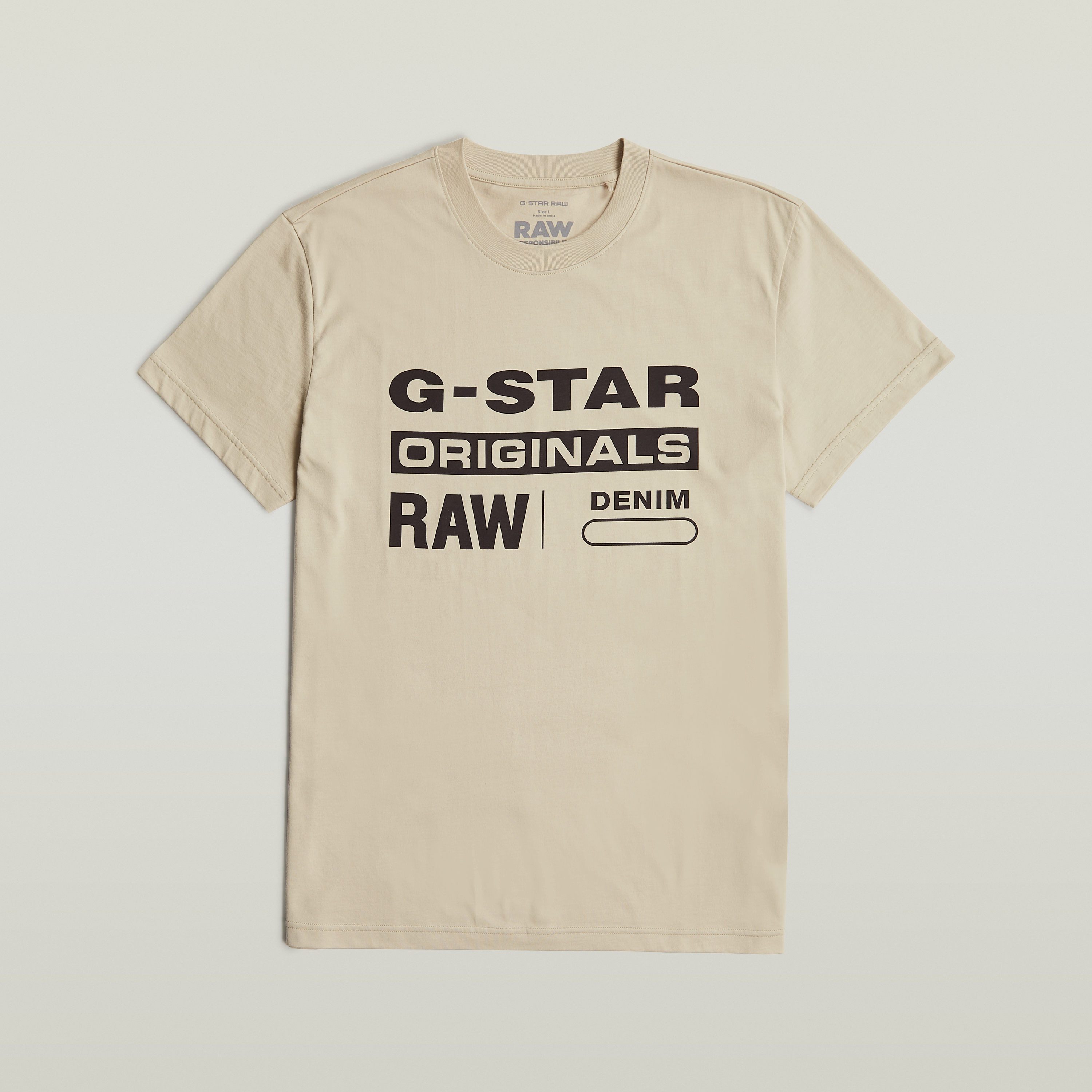 G-Star RAW T-shirt Originals met grote frontprint