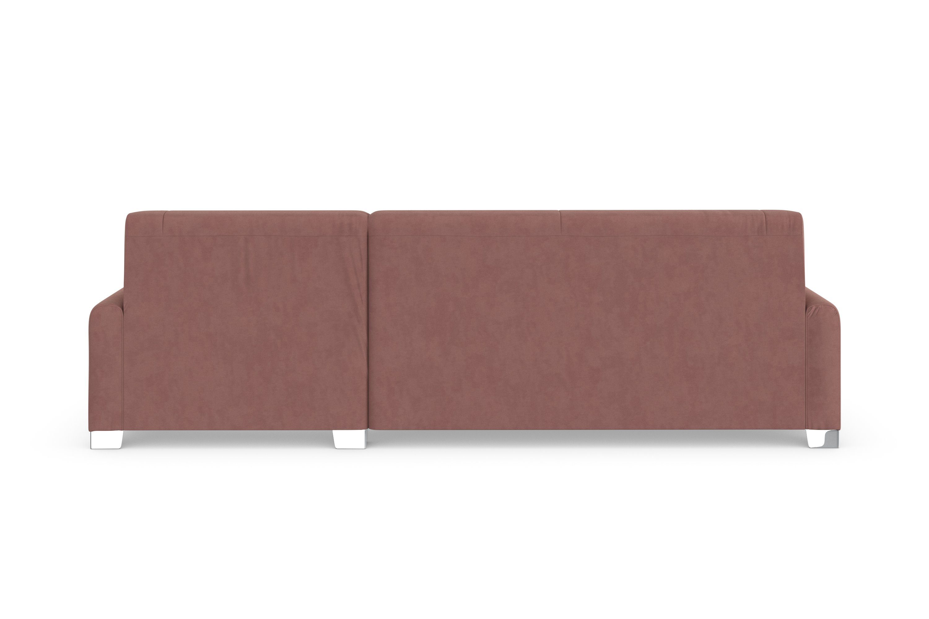 DOMO collection Hoekbank Anzio L-vorm, met bedfunctie, bonnellvering, hoogwaardig, breedte 271 cm