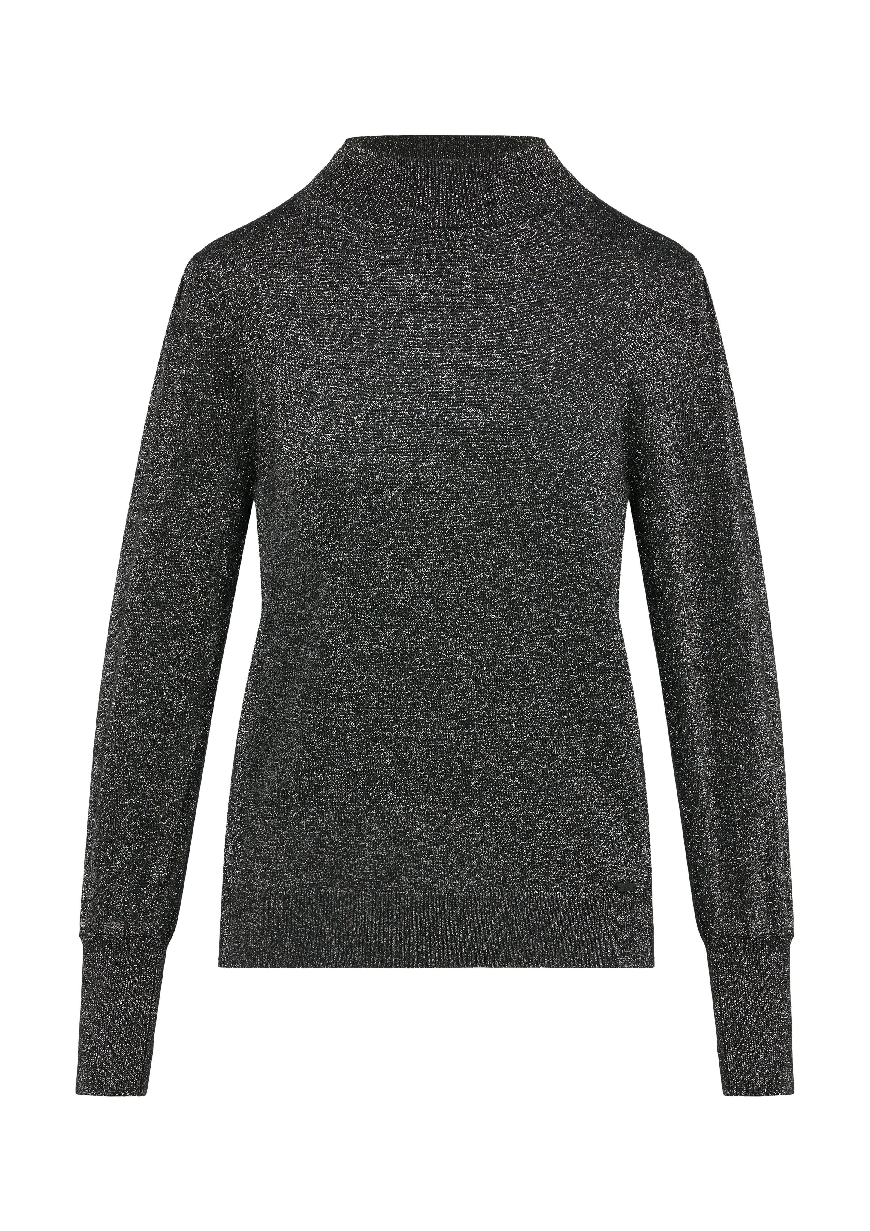 Q S designed by Gebreide trui met puffarm en glinsterend effect