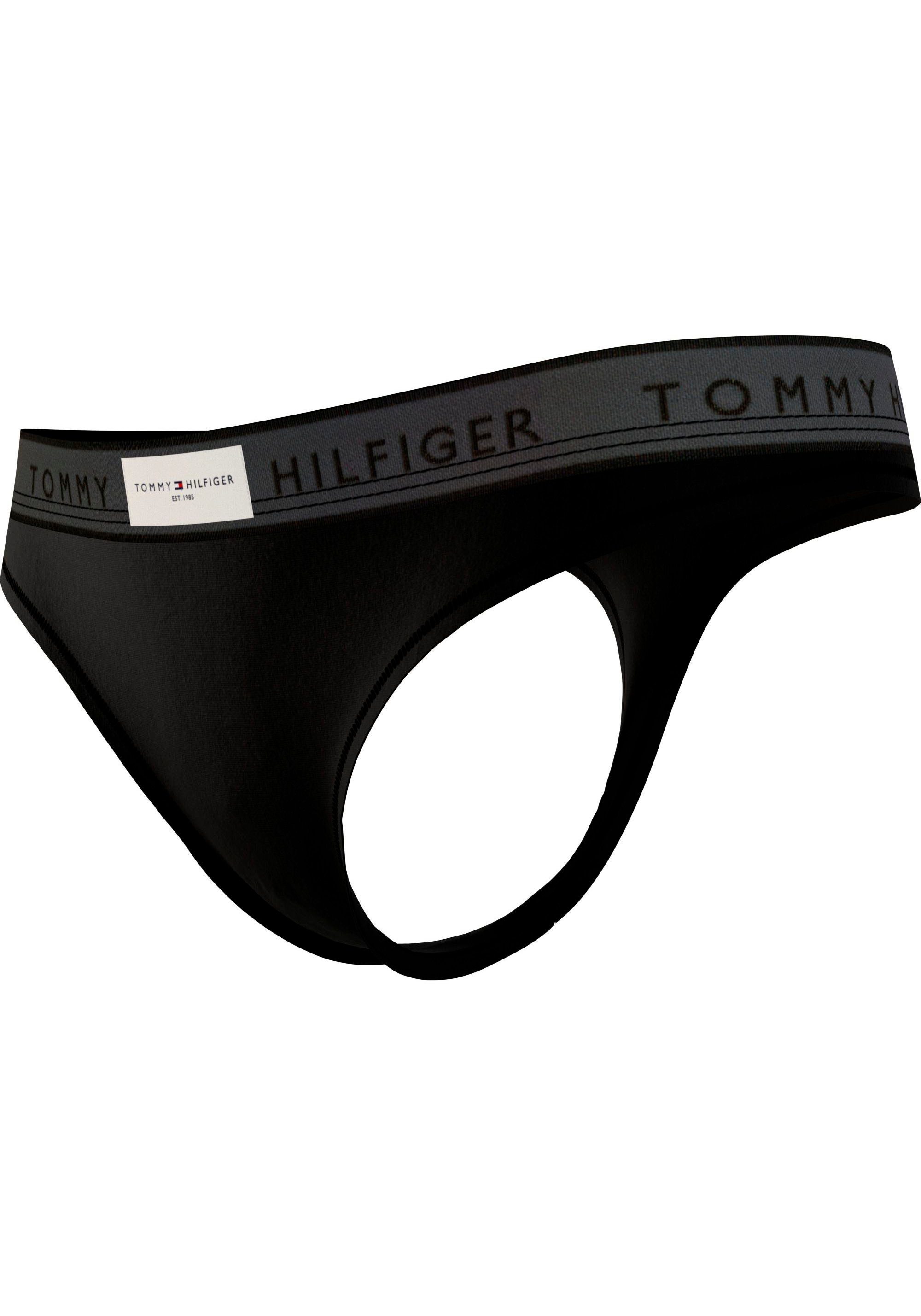 Tommy Hilfiger Underwear Slip THONG (EXT SIZES) met tommy hilfiger logoband