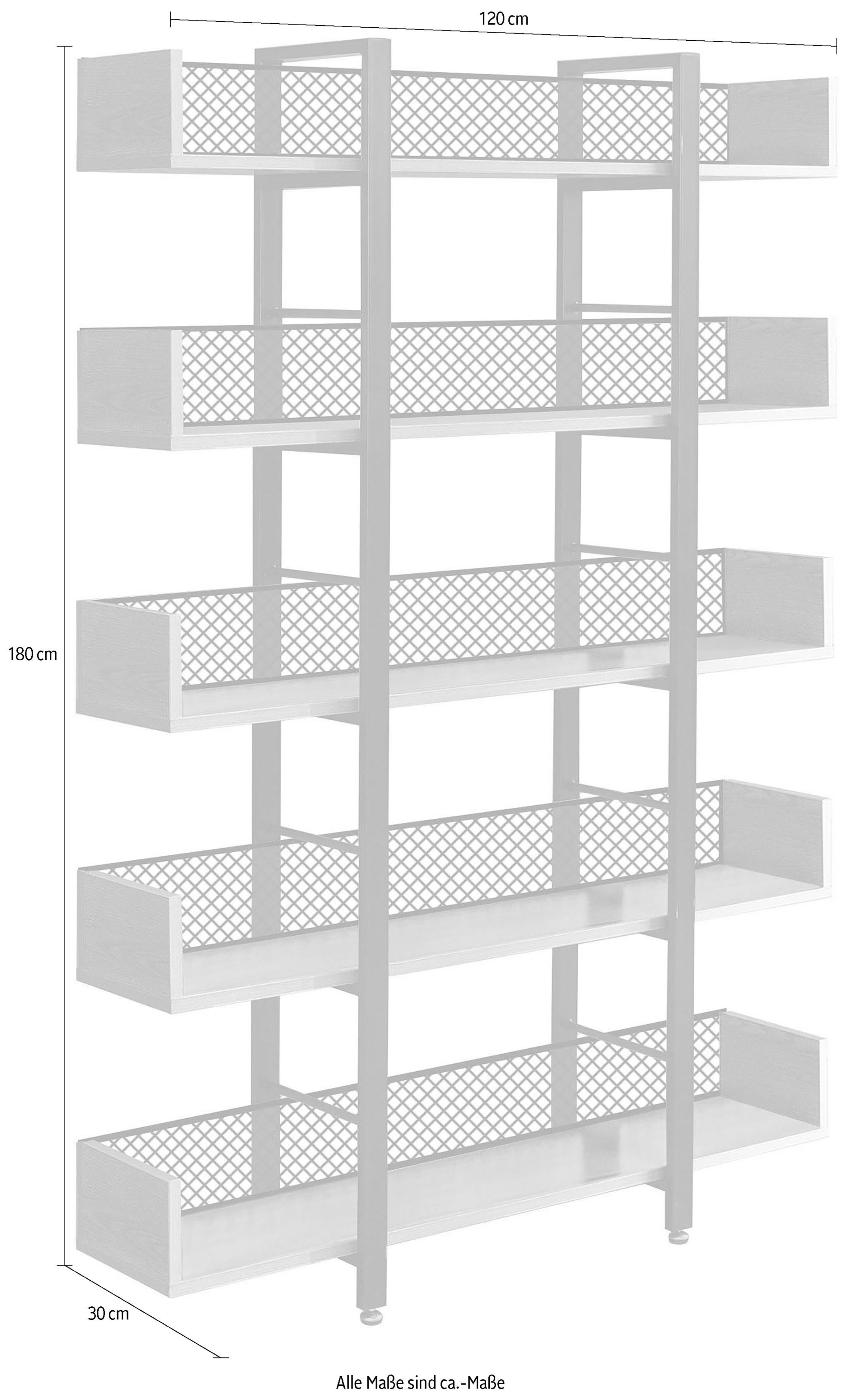 Home affaire Room divider kan worden gebruikt als plank en ruimteverdeler