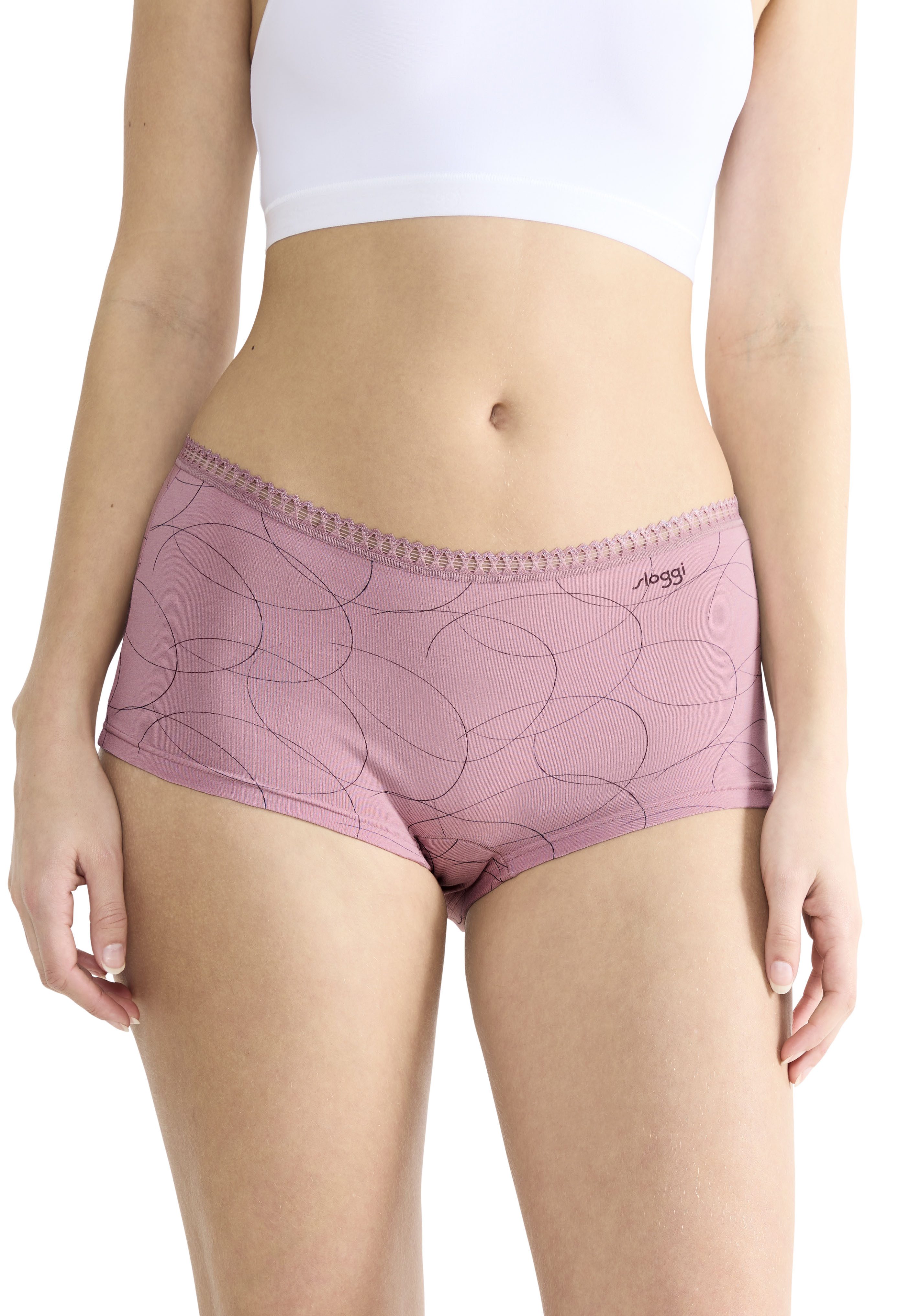 Sloggi Retro hipster GO Crush met kanten details (Set van 3)