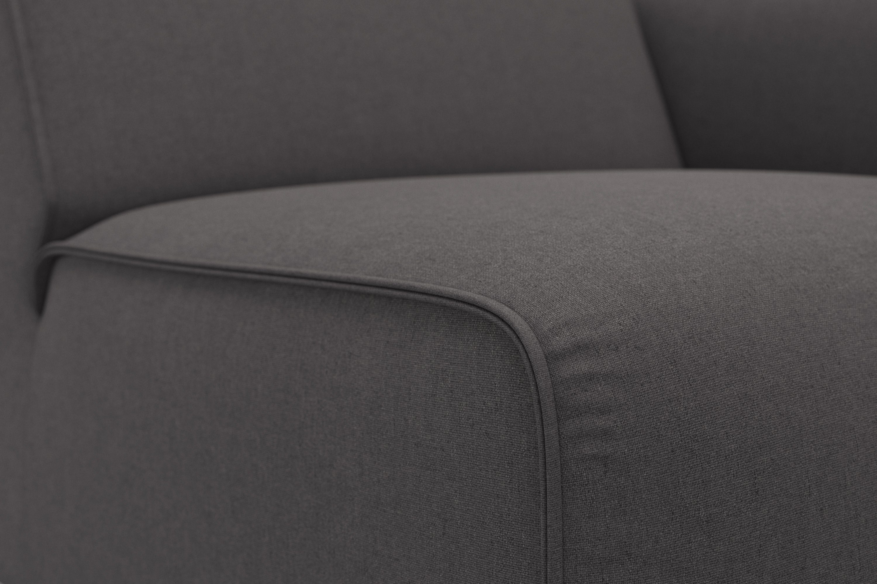 RAUM.ID Fauteuil Merid sofa-hoekelement, afmetingen B/D/H: 109/97/46 cm als module of apart te gebruiken, voor individuele samenstelling