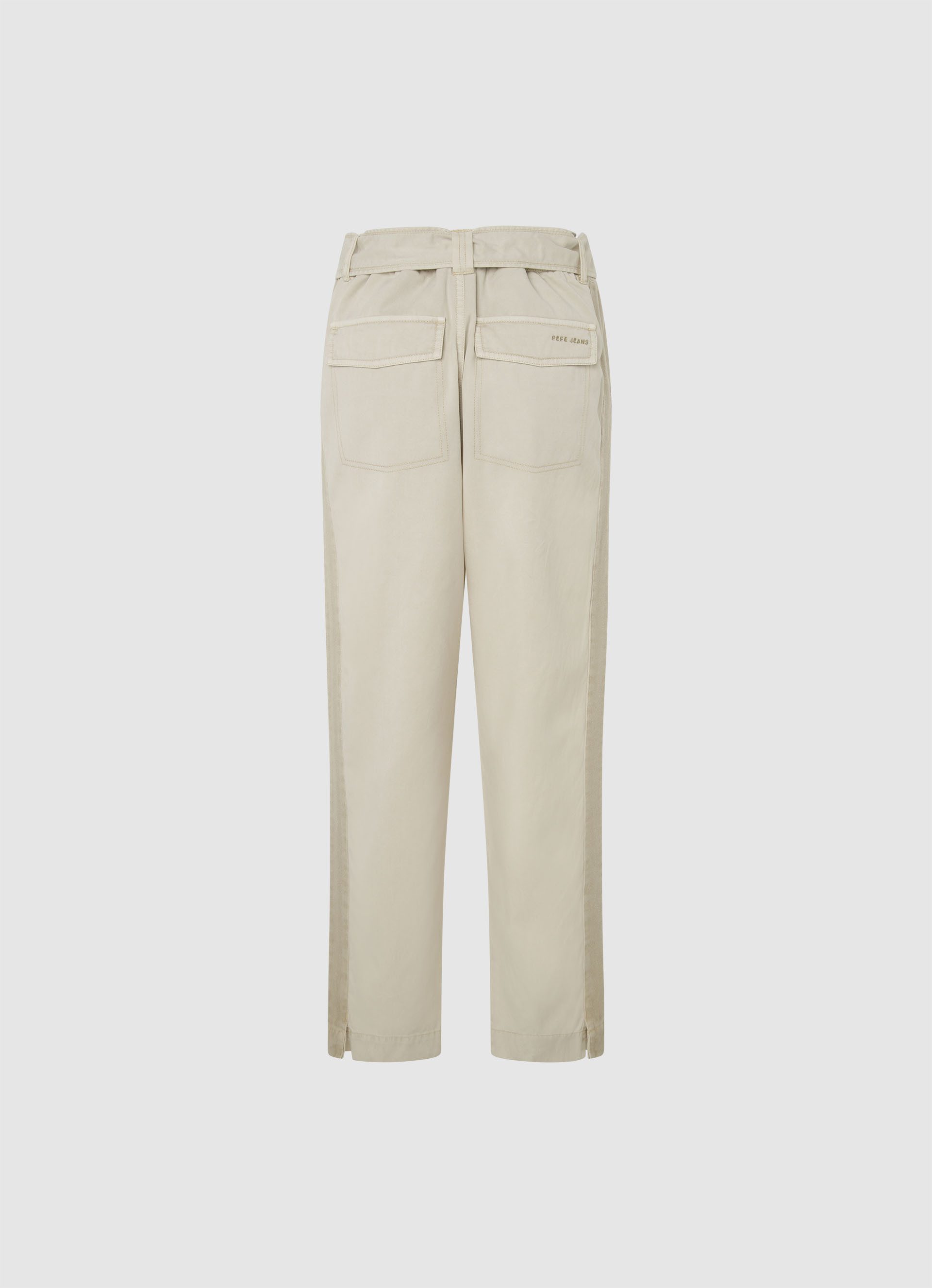 Pepe Jeans Cargobroek Aylin met streepbeleg