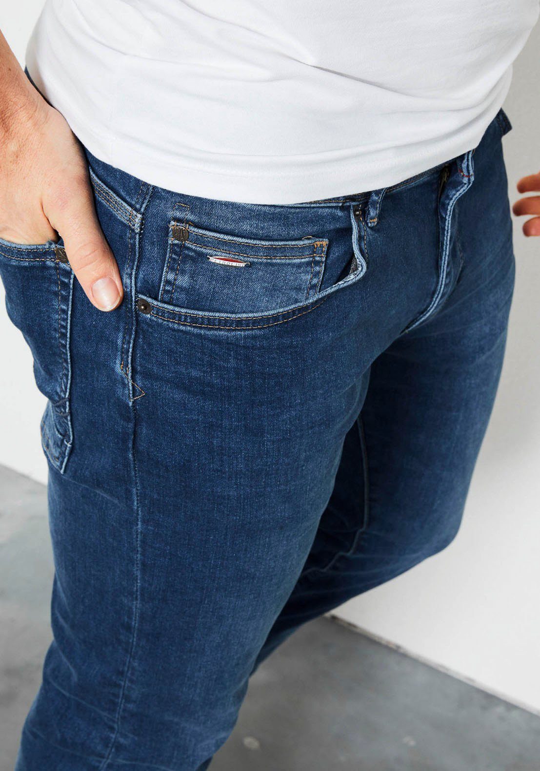 Petrol Industries Slim fit jeans SEAHAM-CLASSIC met lage taille