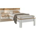 home affaire slaapkamerserie westminster bed breedte ligoppervlak 90 of 140 cm en 1 wandpaneel wit