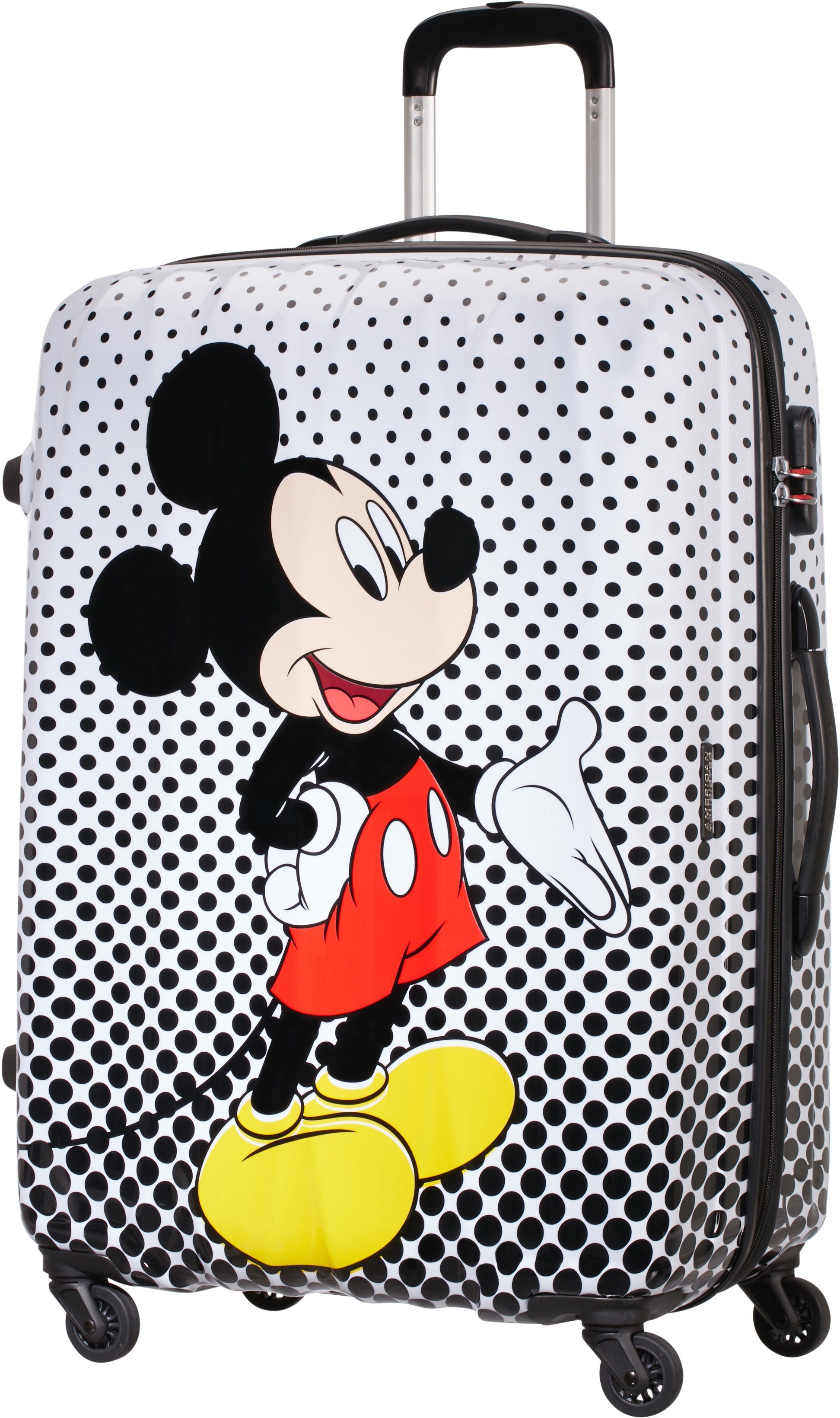 American Tourister® Hardshell-trolley Disney Legends, Mickey Mouse Polka Dots, 75 cm