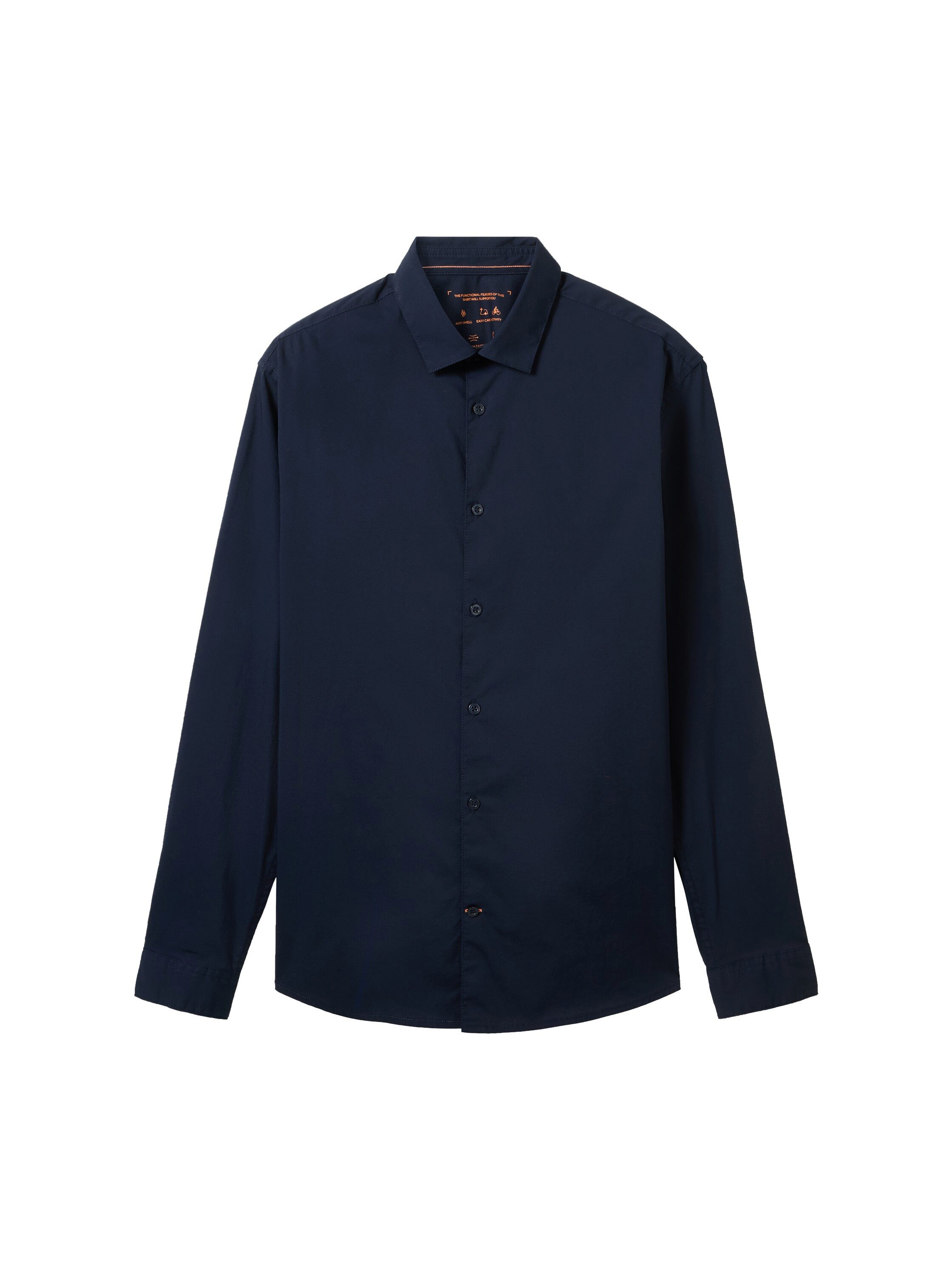 Tom Tailor Overhemd met lange mouwen POPLIN met manchetten