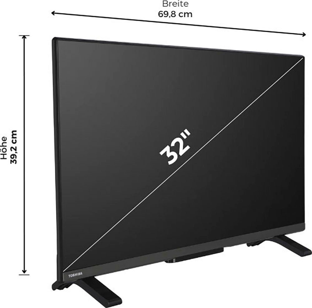 Toshiba Led-TV 32WV2E63DG, 80 cm / 32", HD ready, Smart TV