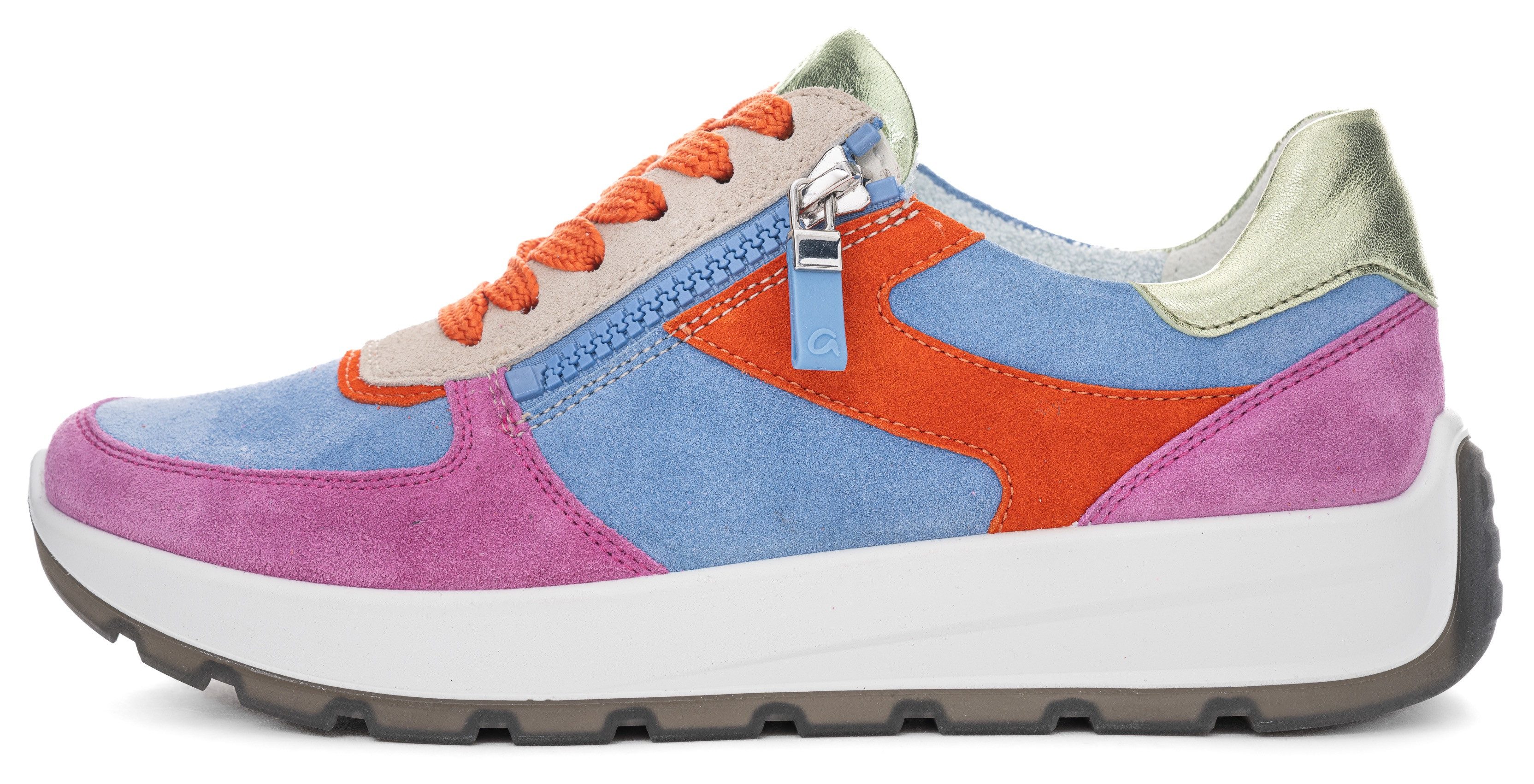 Ara Sneakers met sleehak New York , pride sneaker, veterschoen in comfortabele breedte h (= zeer breed)