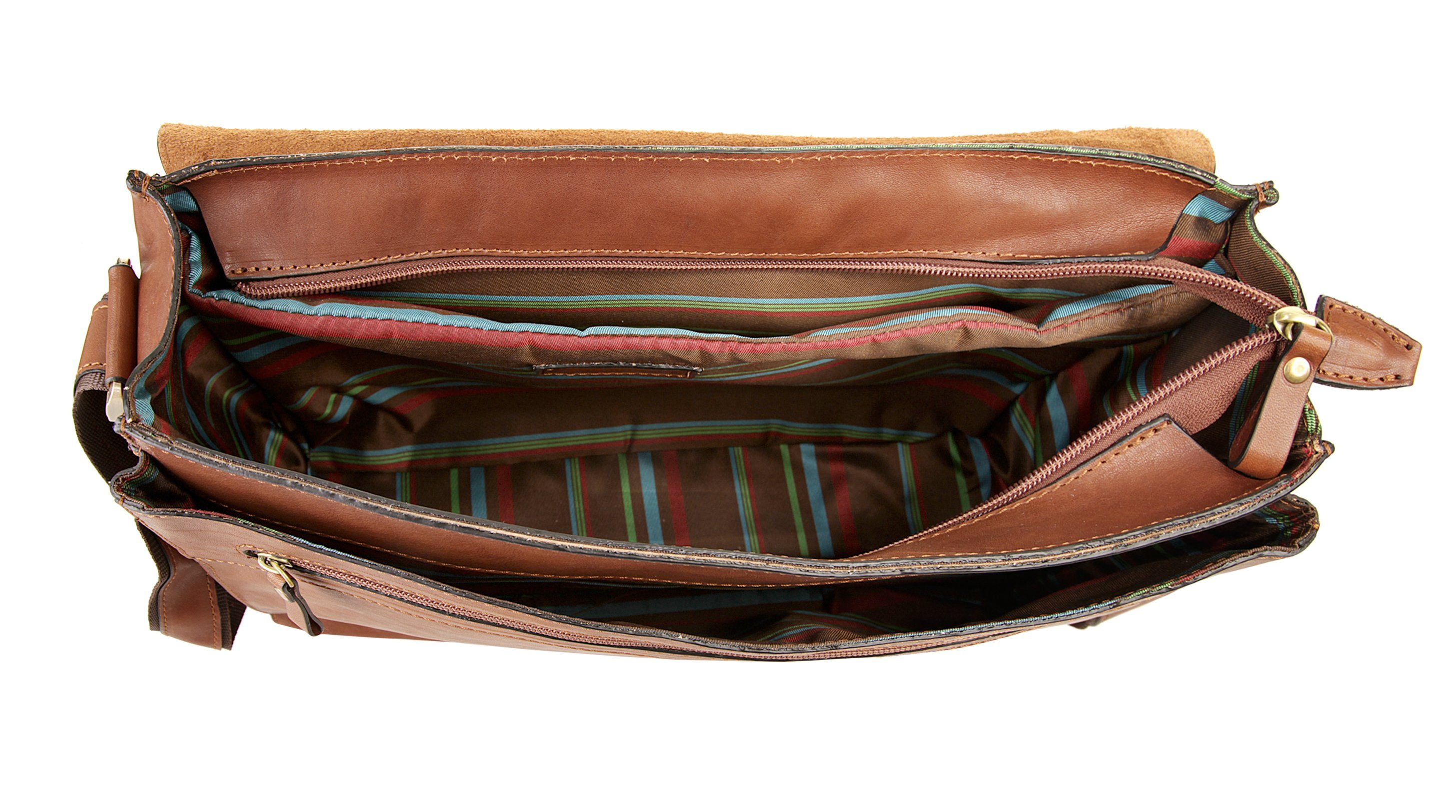 Piké Messenger Bag echt leder