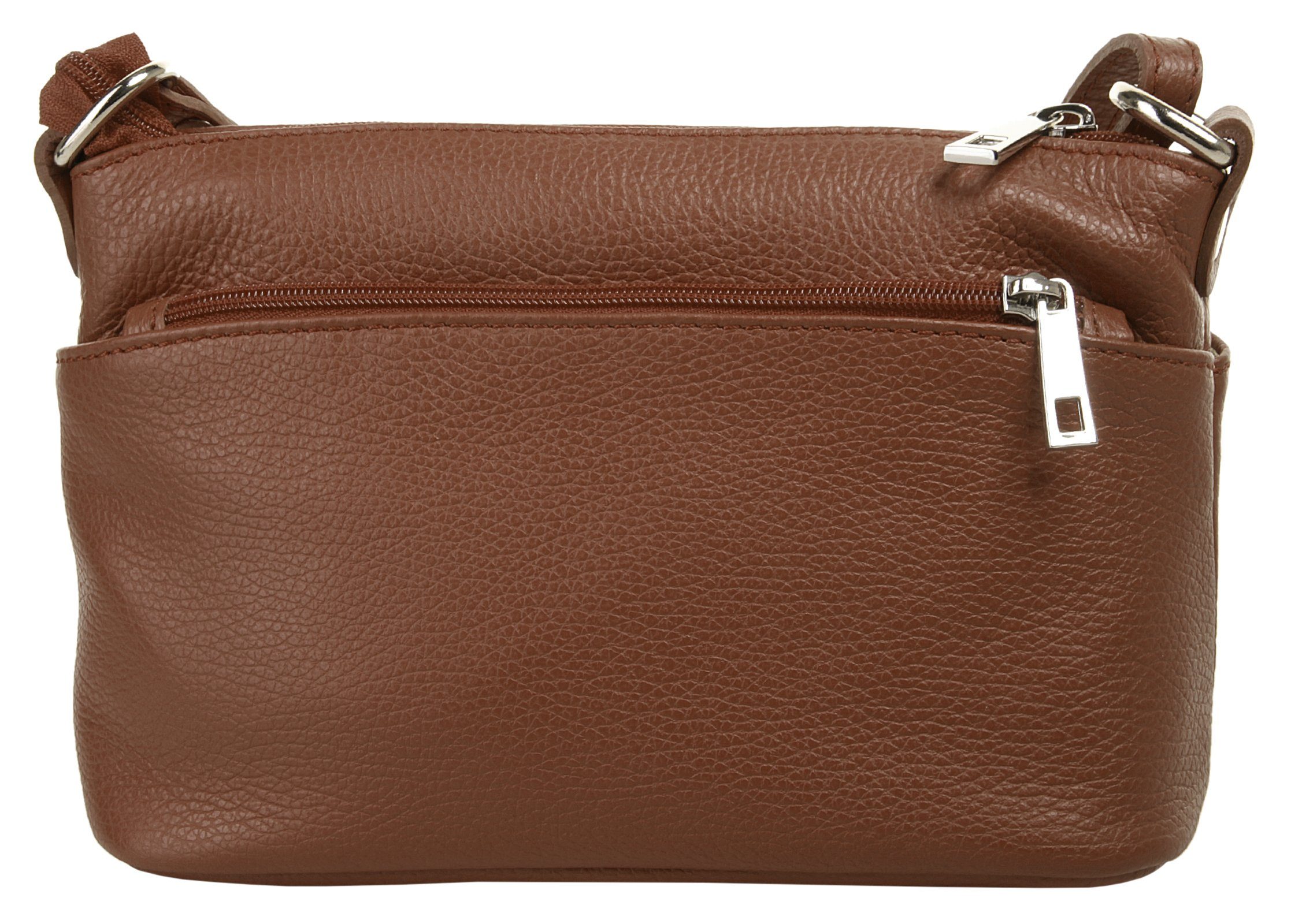 Cluty Schoudertas echt leer, made in italy